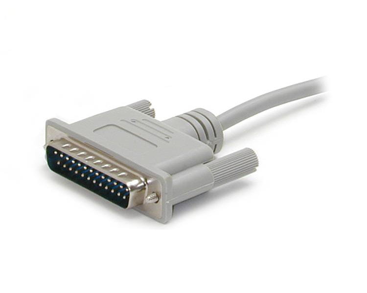 StarTech.com 3m gekreuztes DB9 auf DB25 Seriell Nullmodemkabel - Bu/St - 9 polig Nullmodem Kabel - Nullmodemkabel - DB-9 (W)