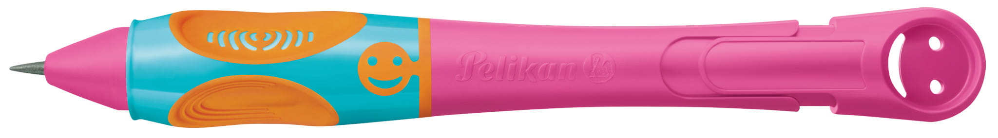 Pelikan griffix® Bleistift für Rechtshänder, Lovely Pink, Pink, Kunststoff, Dunkles Grau, HB, Deutschland, 1 Stück(e)