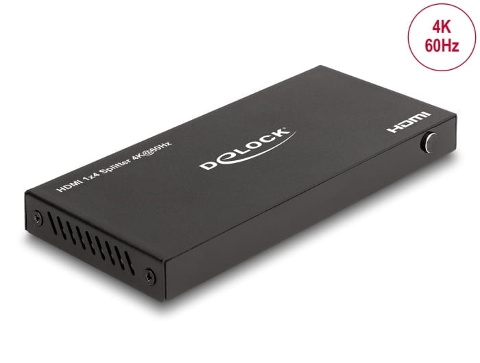 Delock Video/Audio-Schalter - 4K, 60 Hz, mit
