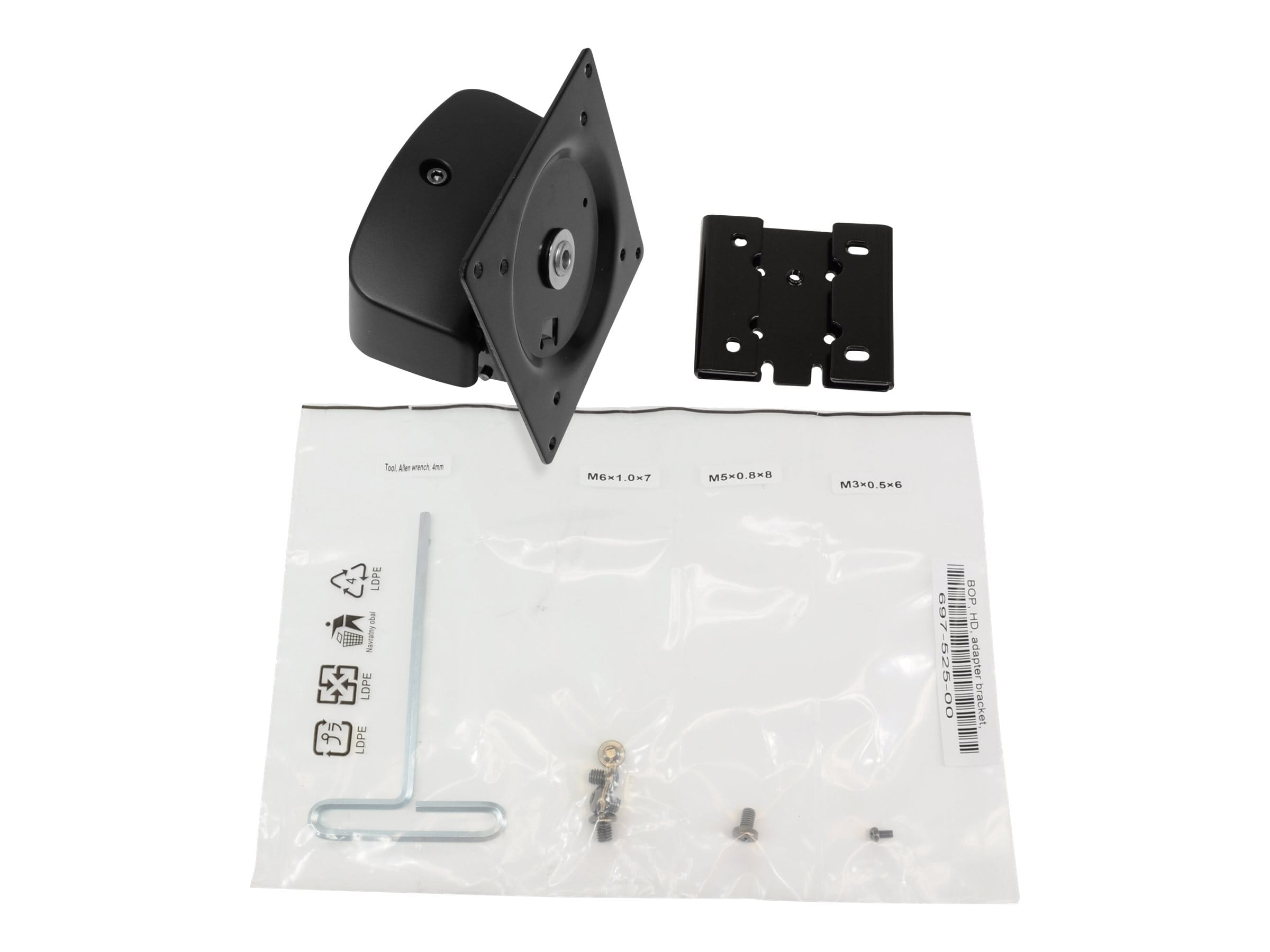 Ergotron WorkFit - Conversion kit - Montagekomponente (Pivot, Anschlussplatte)