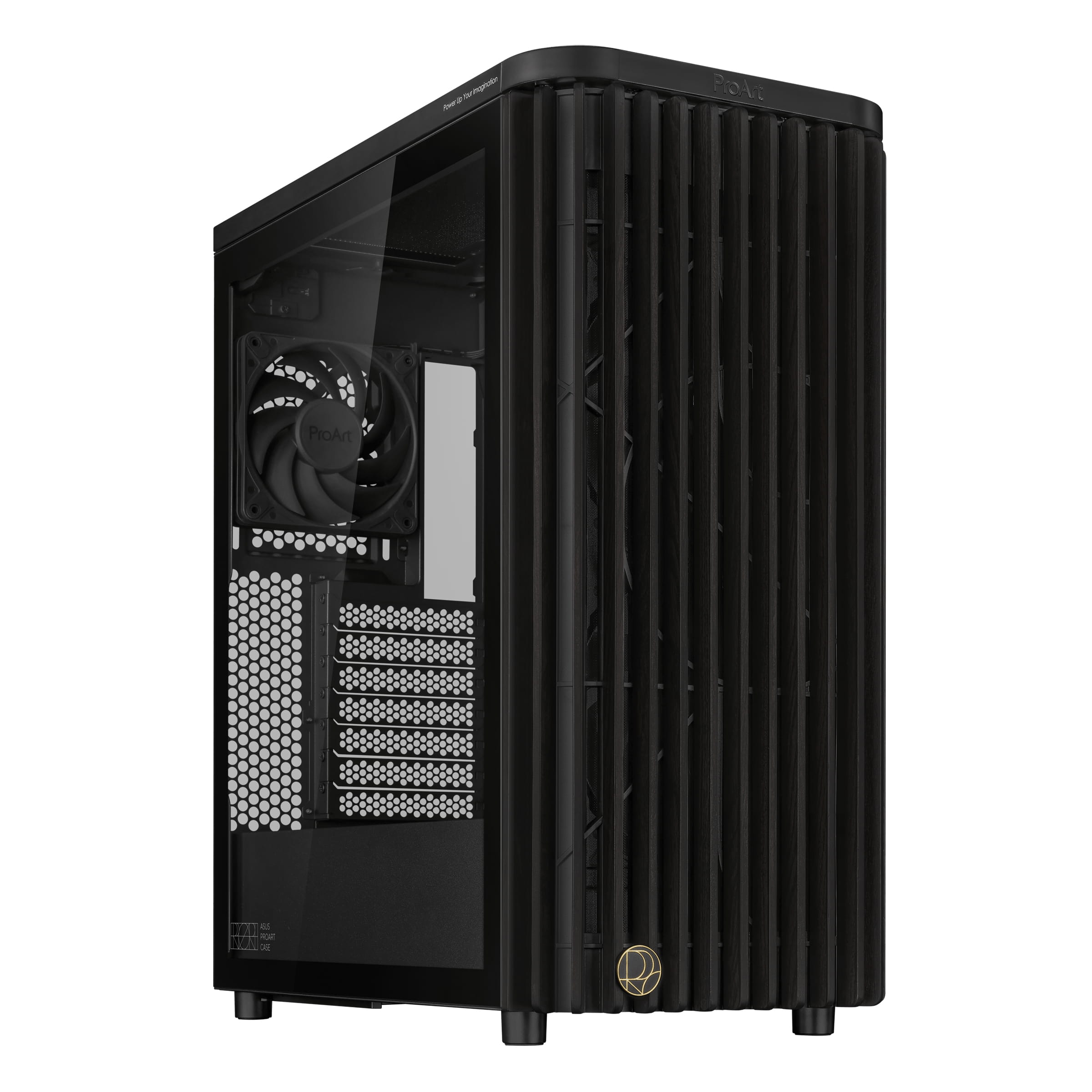 ASUS ProArt PA401 - Wood Edition - Tower - ATX - Seitenteil mit Fenster (gehärtetes Glas)