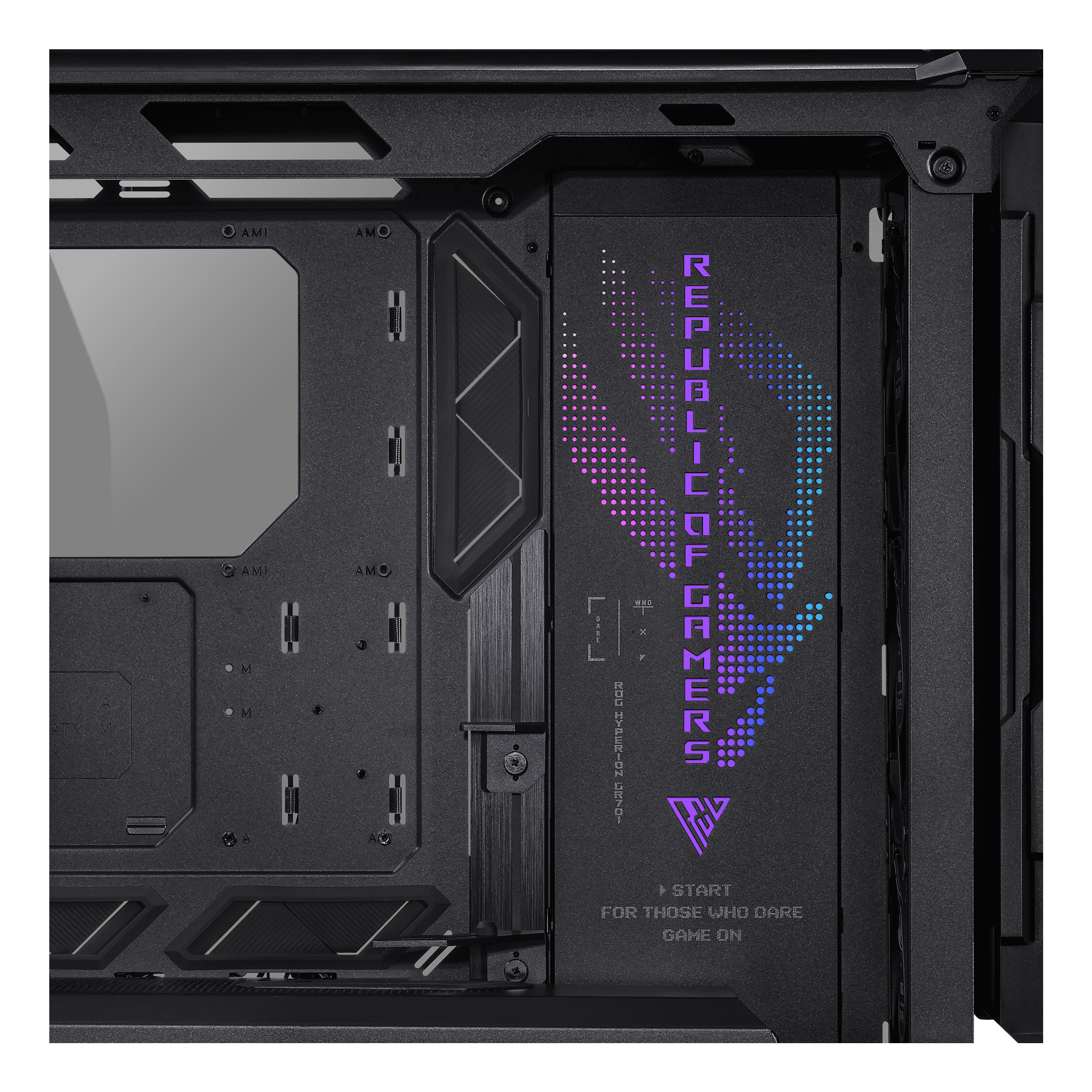 ASUS ROG Hyperion GR701 - BTF Edition - Tower - E-ATX - Seitenteil mit Fenster (gehärtetes Glas)