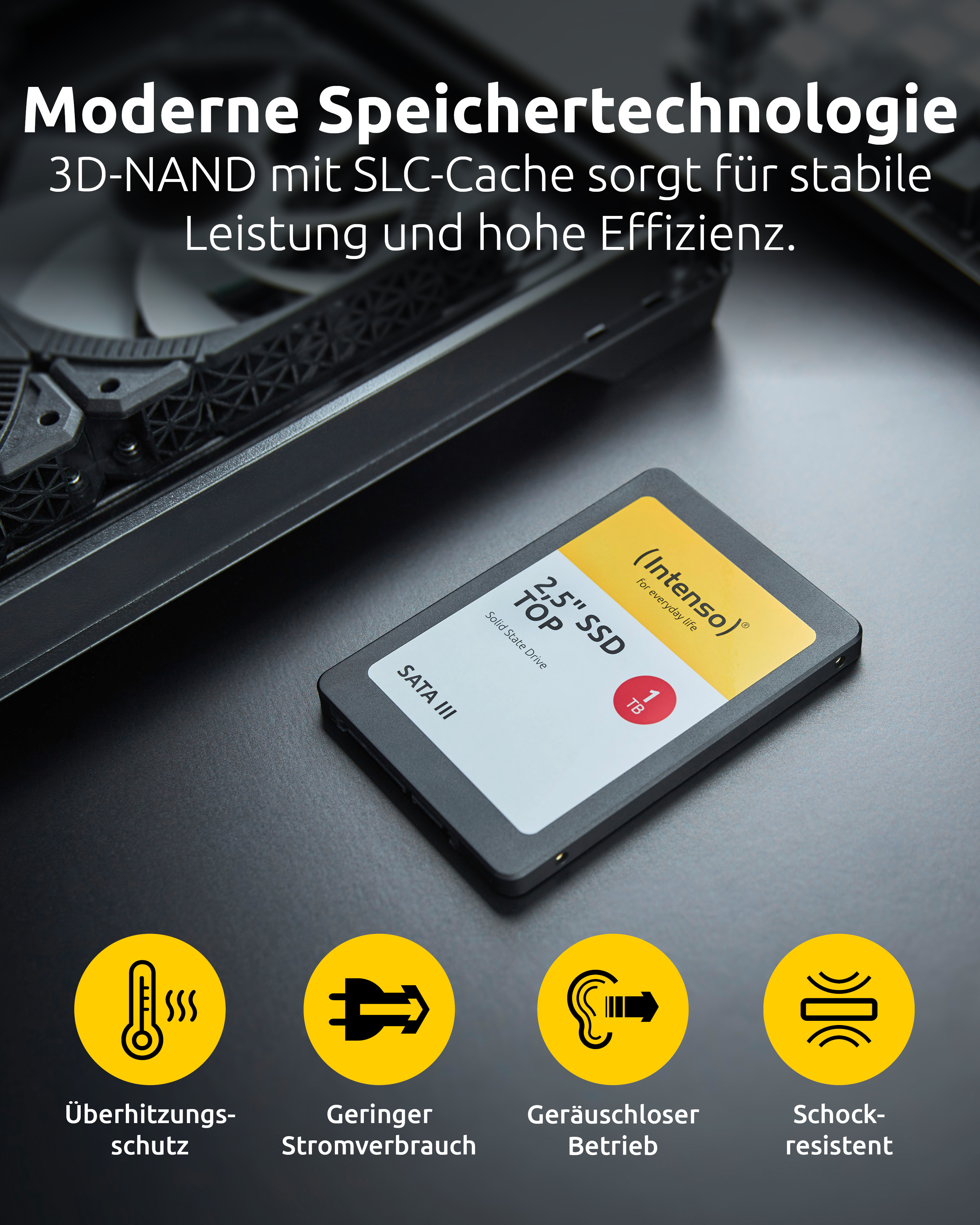 Intenso Top Performance - SSD - 512 GB - intern - 2.5" (6.4 cm)
