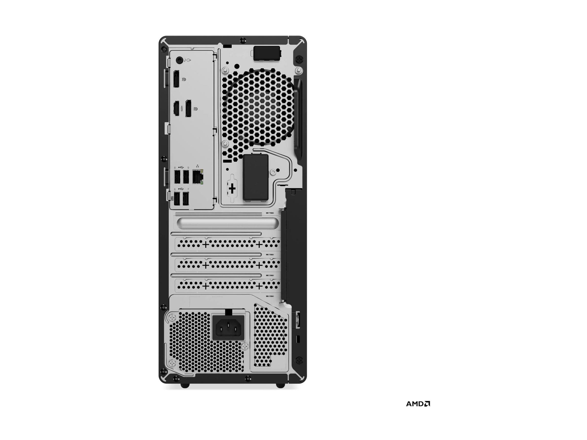 Lenovo ThinkCentre M75t Gen 5 12X9 - Tower - Ryzen 5 8500G / 3.5 GHz - RAM 16 GB - SSD 512 GB -, NVMe - Radeon 740M - 1GbE, Wi-Fi 6E, Bluetooth 5.3 - WLAN: 802.11a/b/g/n/ac/ax (Wi-Fi 6E)