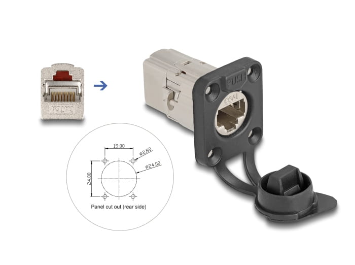 Delock Modularer Einschub (Kopplung) - D-Type