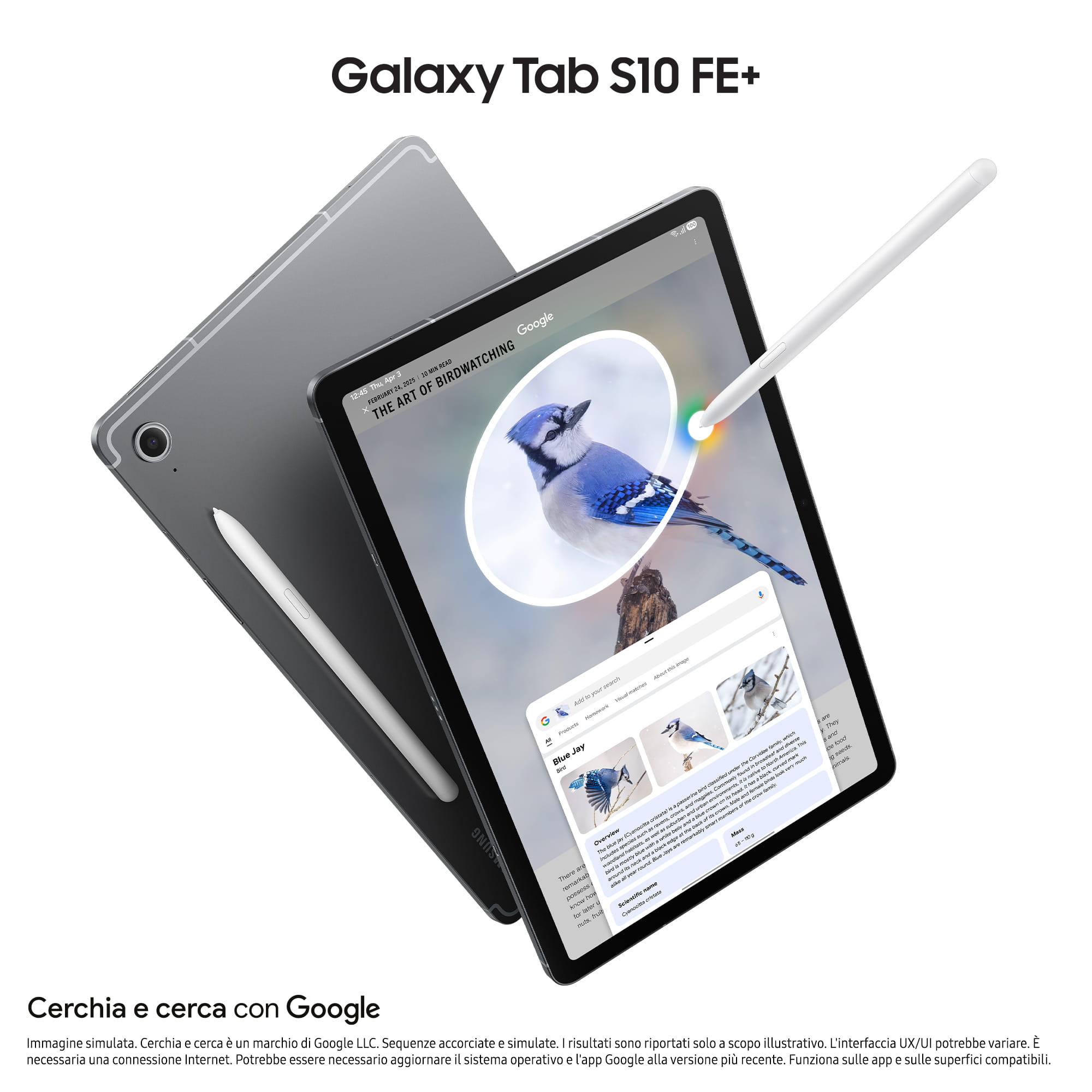 Samsung Galaxy Tab S10 FE+ - Tablet - Android - 256 GB - 33.28 cm (13.1")