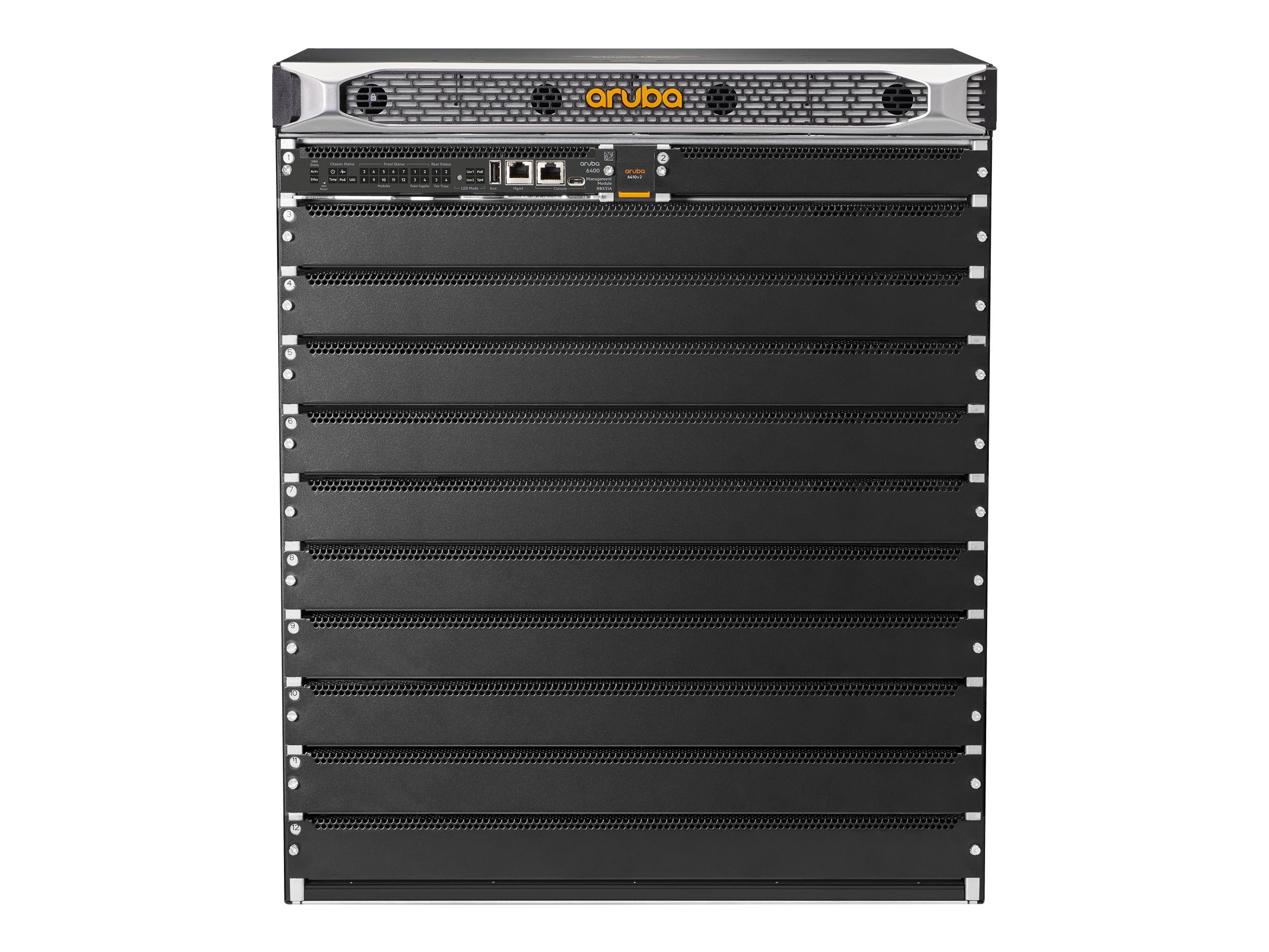 HPE Aruba Networking 6410 v2 - Switch - L3 - managed - an Rack montierbar