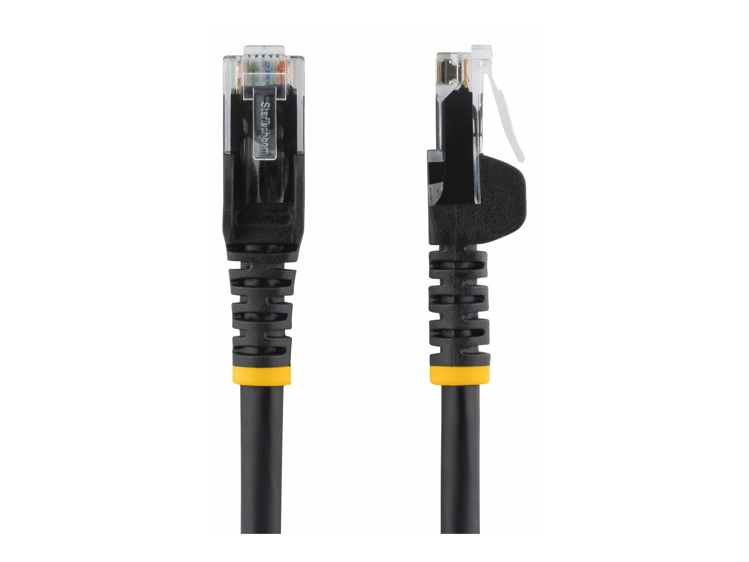 StarTech.com 7m CAT6 Ethernet Cable, 10 Gigabit Snagless RJ45 650MHz 100W PoE Patch Cord, CAT 6 10GbE UTP Network Cable w/Strain Relief, Black, Wiring is UL Certified/TIA - Category 6 - 24AWG (N6PATC7MBK)