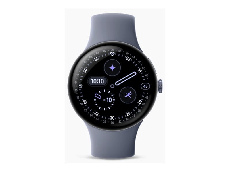 Google Pixel Watch 4 - 45 mm - satinierte Mondsteinaluminium
