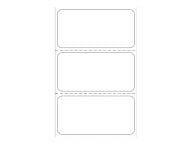 Zebra Z-Perform 1000D - Papier - permanenter Klebstoff - unbeschichtet - 25.4 x 50.8 mm 2580 Etikett(en) (1 Rolle(n)