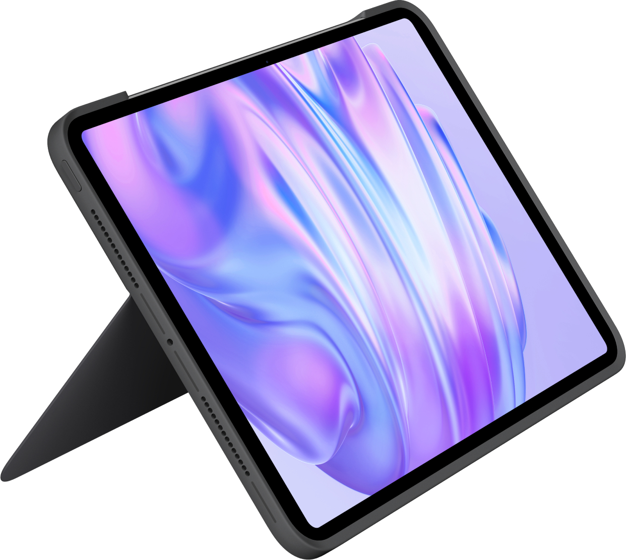 Logitech Combo Touch - Tastatur und Foliohülle - mit Trackpad - hinterleuchtet - Apple Smart connector - QWERTZ - Deutsch - Graphite - für Apple 11-inch iPad Pro (M4)