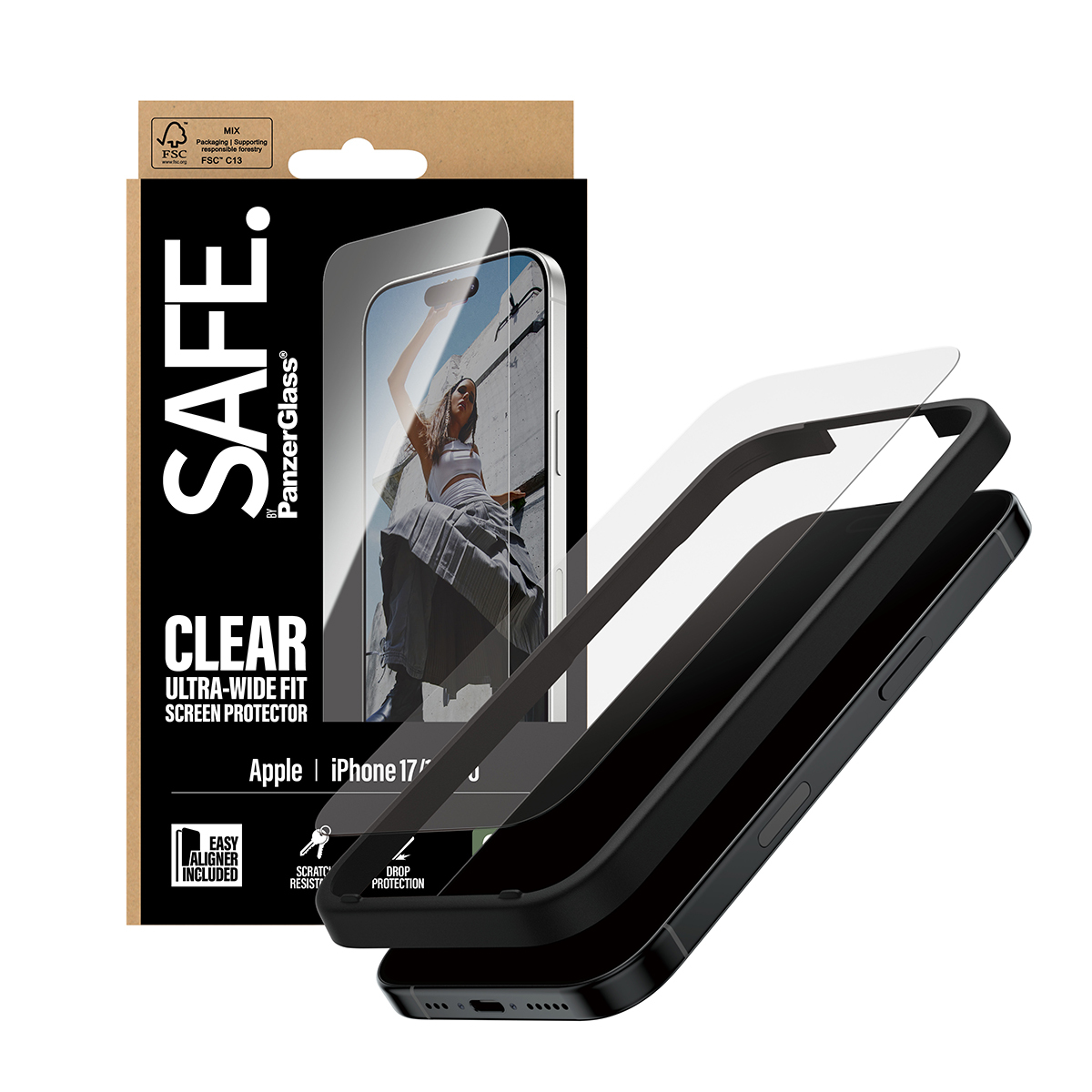 PanzerGlass SAFE. by PanzerGlass - Bildschirmschutz für Handy