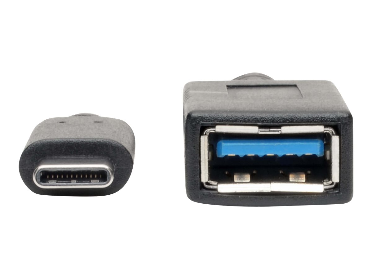 Tripp Eaton Tripp Lite Series USB Type-C to USB Type-A Adapter Cable, M/F, 3.1, Gen 1, 5 Gbps, USB-IF, 6 in. - Thunderbolt 3 - USB-Adapter - 24 pin USB-C (M)