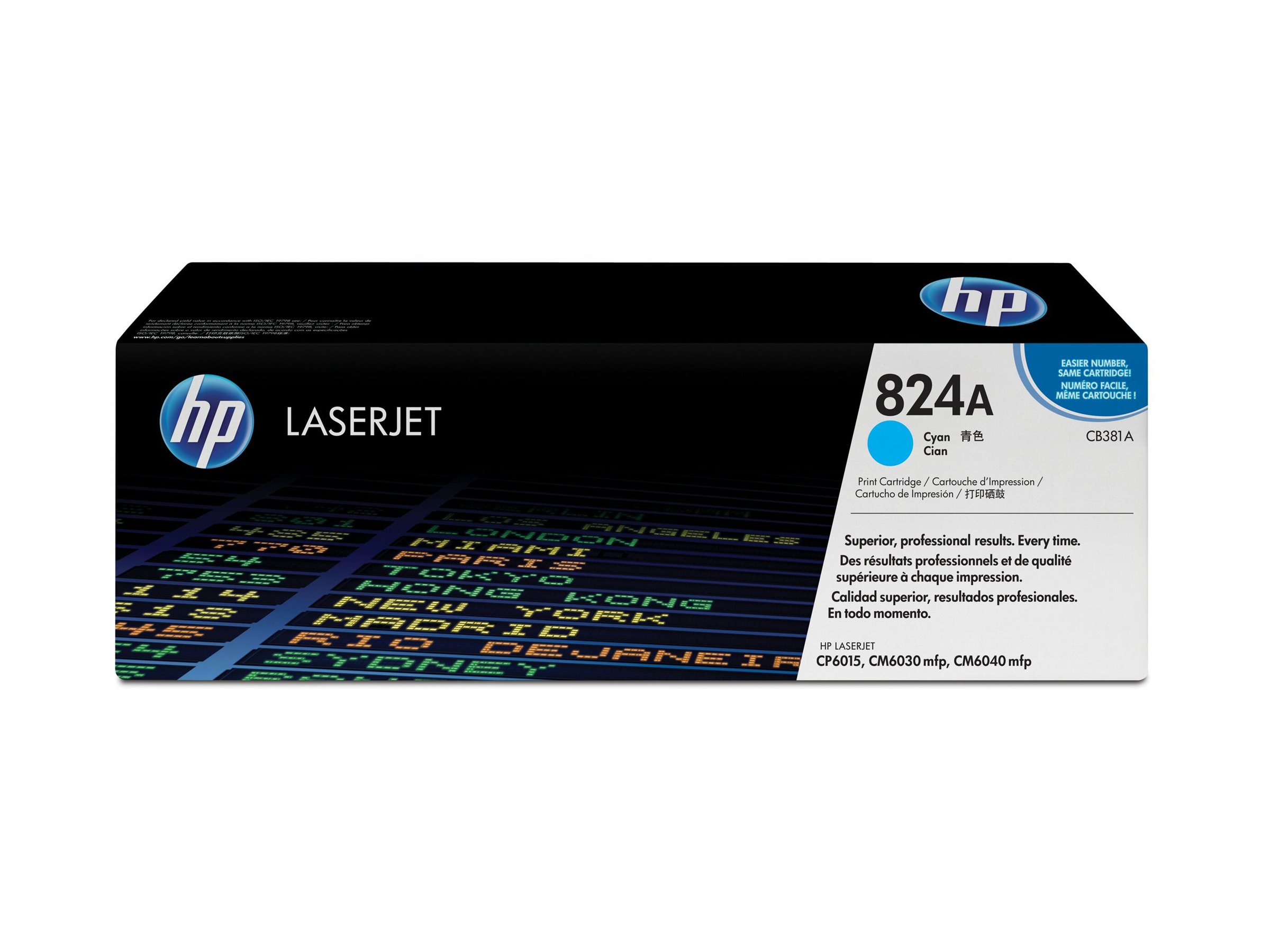 HP 824A - Cyan - original - LaserJet - Tonerpatrone (CB381A)