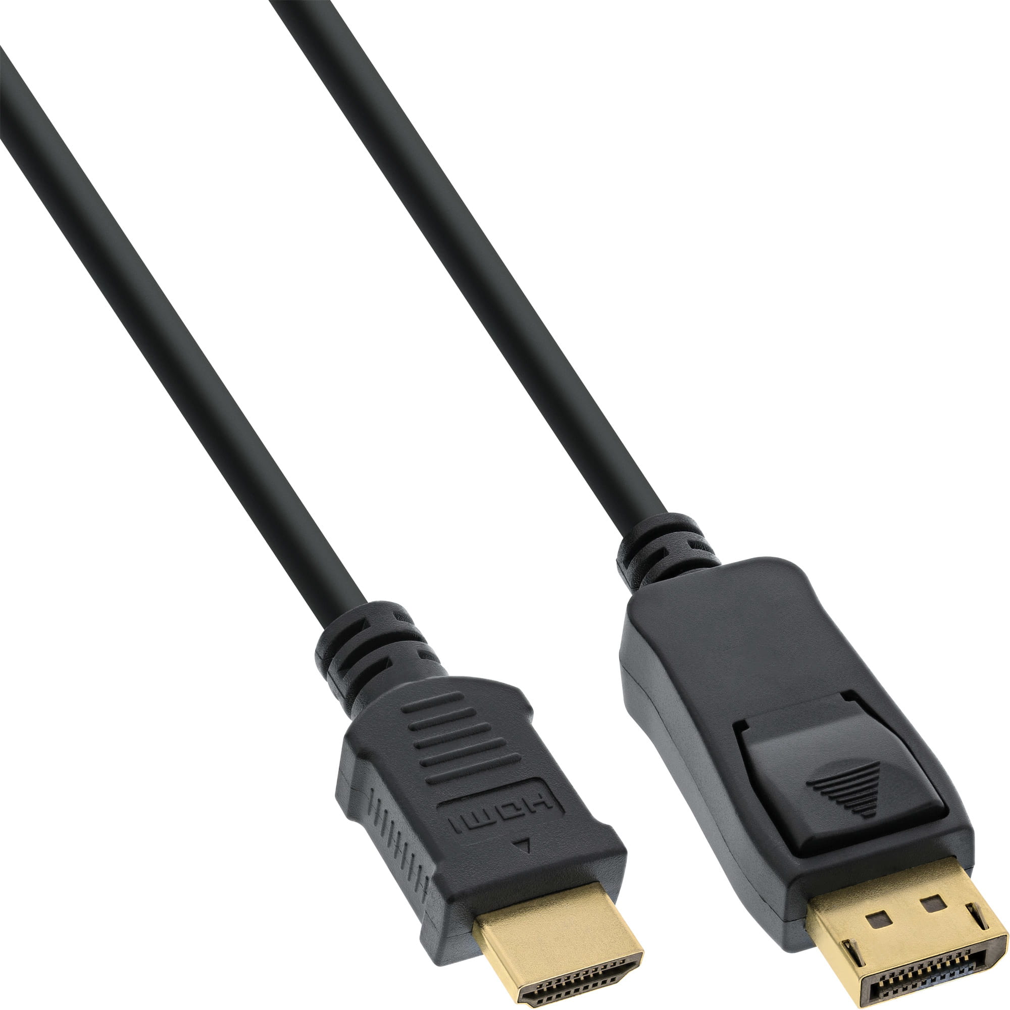 InLine DisplayPort zu HDMI Konverter Kabel -  4K/30Hz - schwarz - 5m