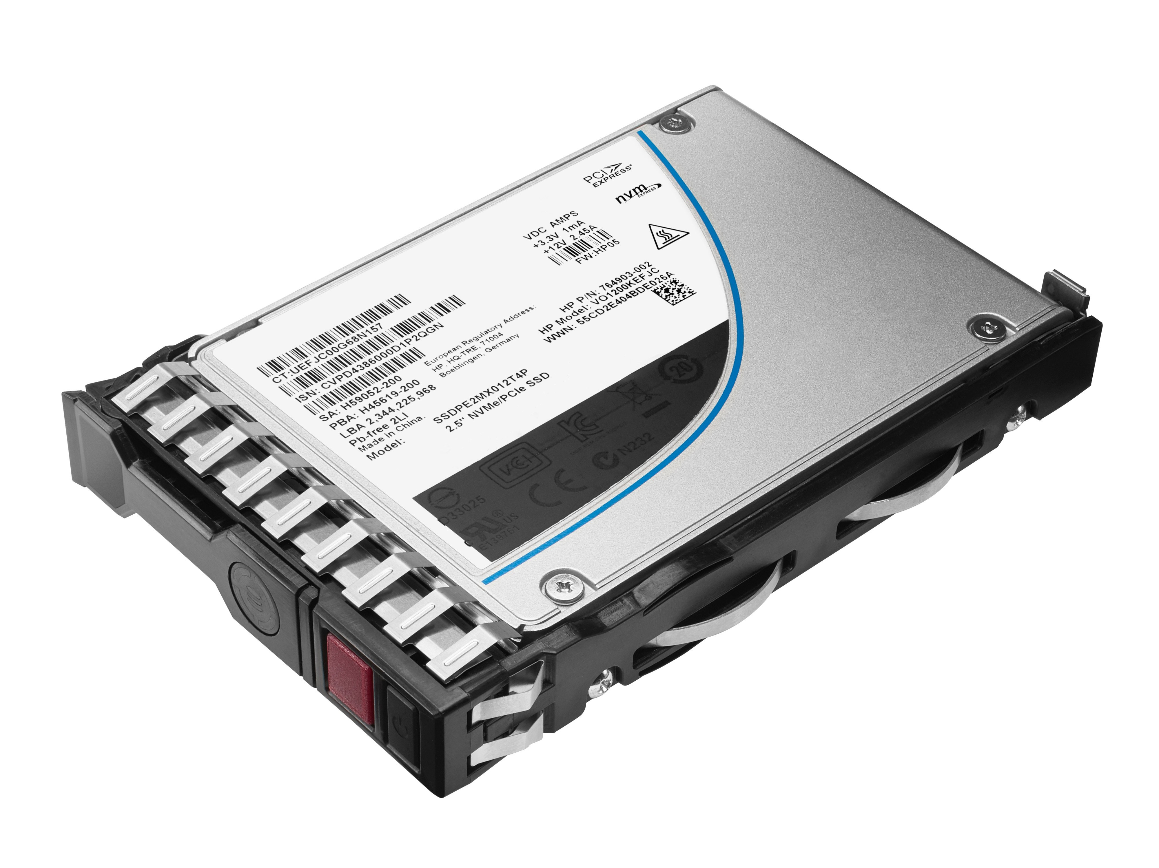 HPE SSD - Read Intensive, High Performance - verschlüsselt - 1.92 TB - Hot-Swap - 2.5" SFF (6.4 cm SFF)