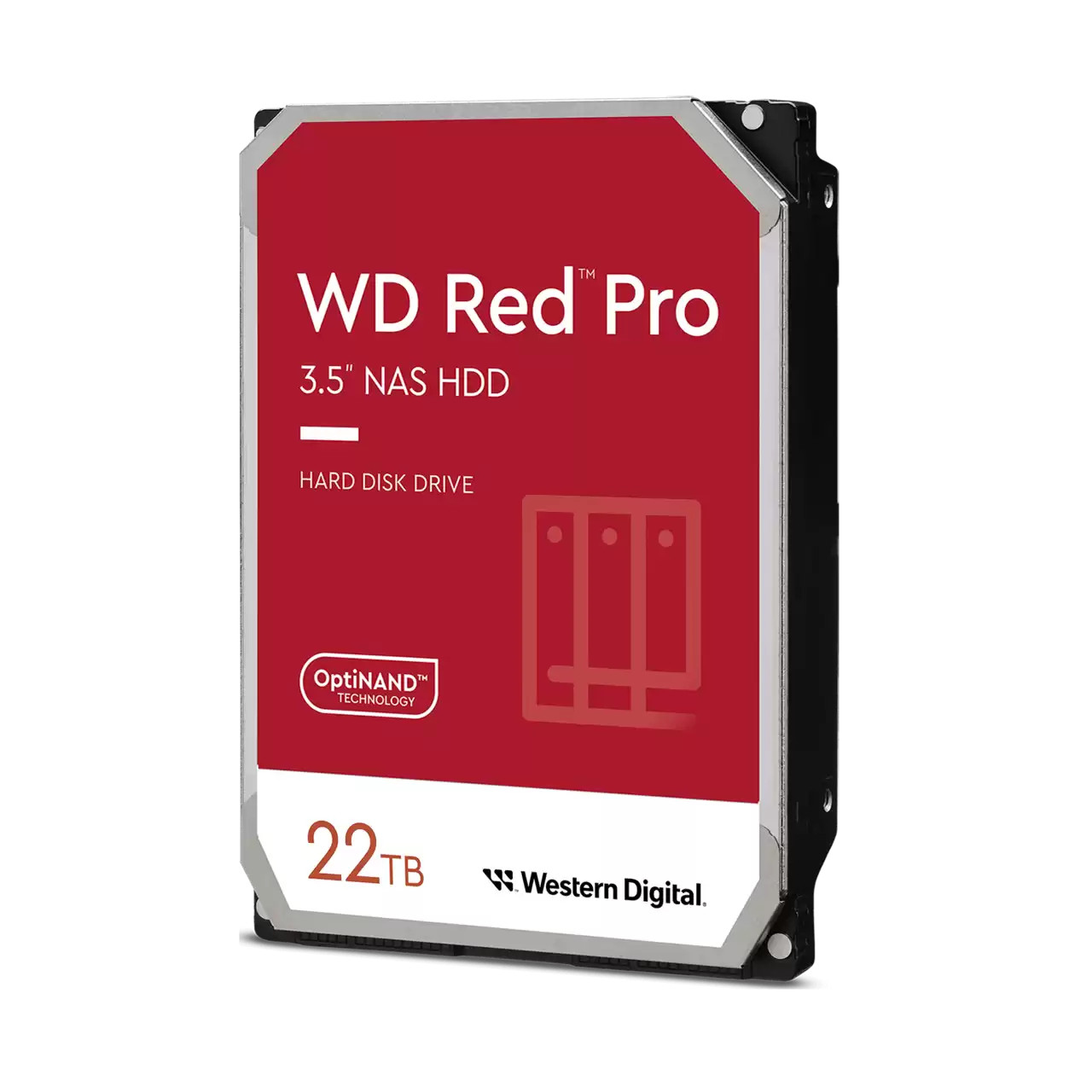 WD Red Pro WD221KFGX - Festplatte - 22 TB - intern - 3.5" (8.9 cm)