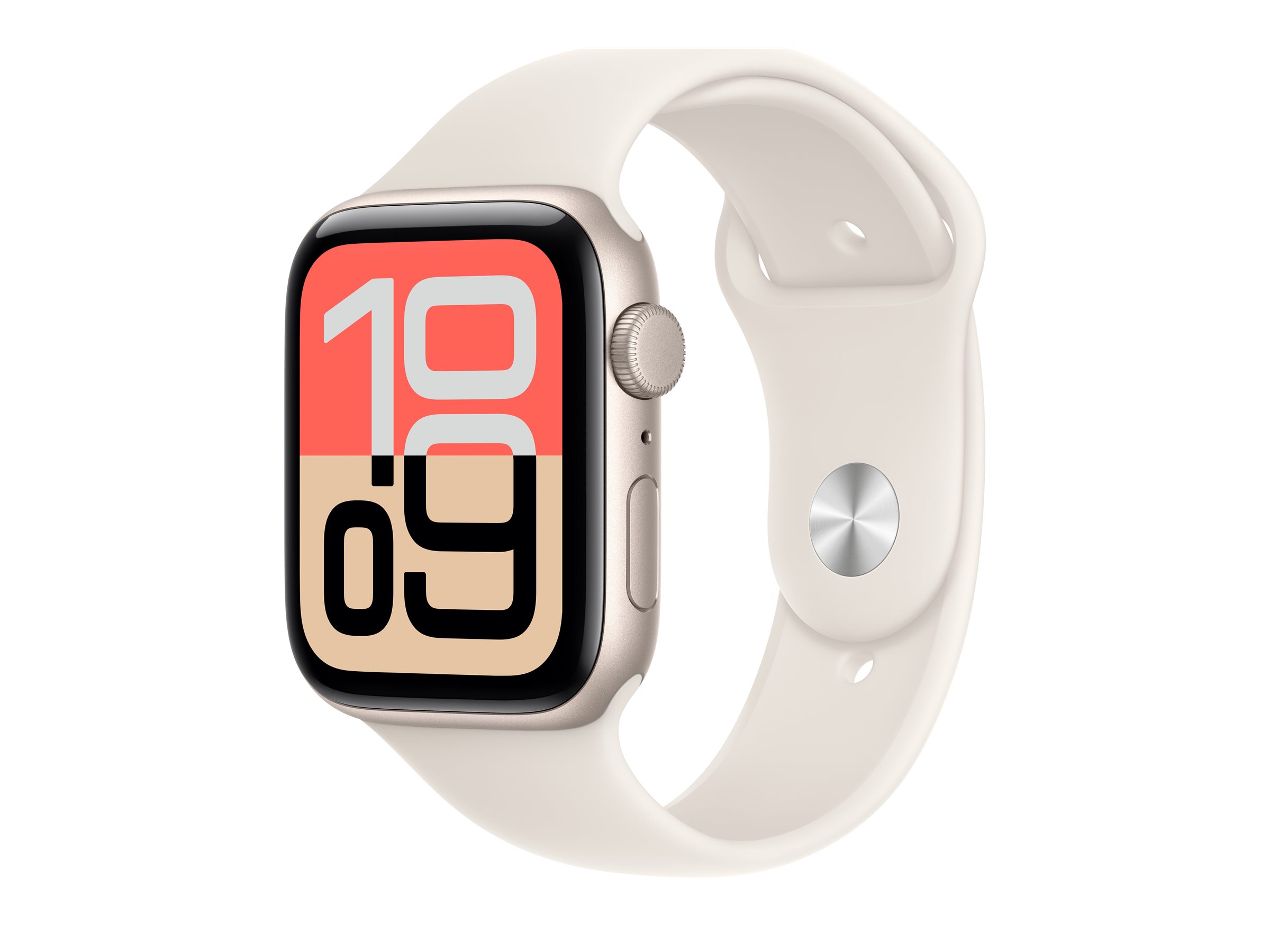 Apple Watch SE 3 (GPS + Cellular) - 44 mm - Sternenlicht-Aluminium