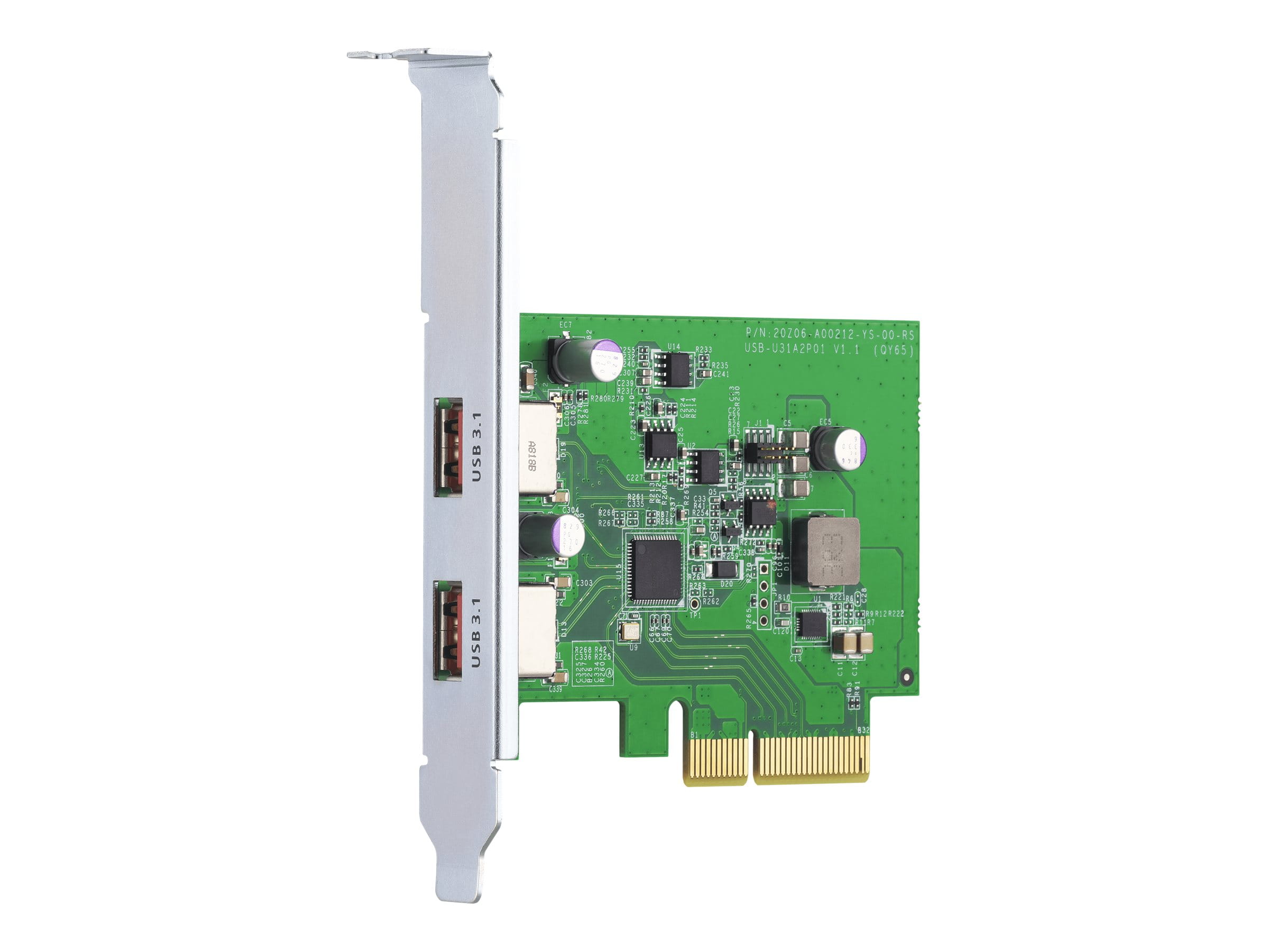 QNAP QXP-10G2U3A - USB-Adapter - PCIe 2.0 x2