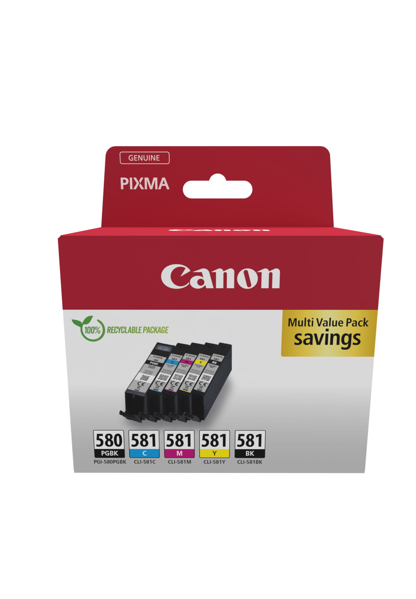 Canon PGI-580BK/CLI-581 BK/C/M/Y Multipack