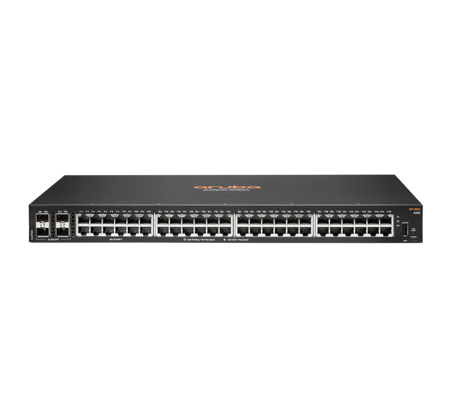 HPE Aruba Networking 6100 48G 4SFP+ Switch - Switch - managed