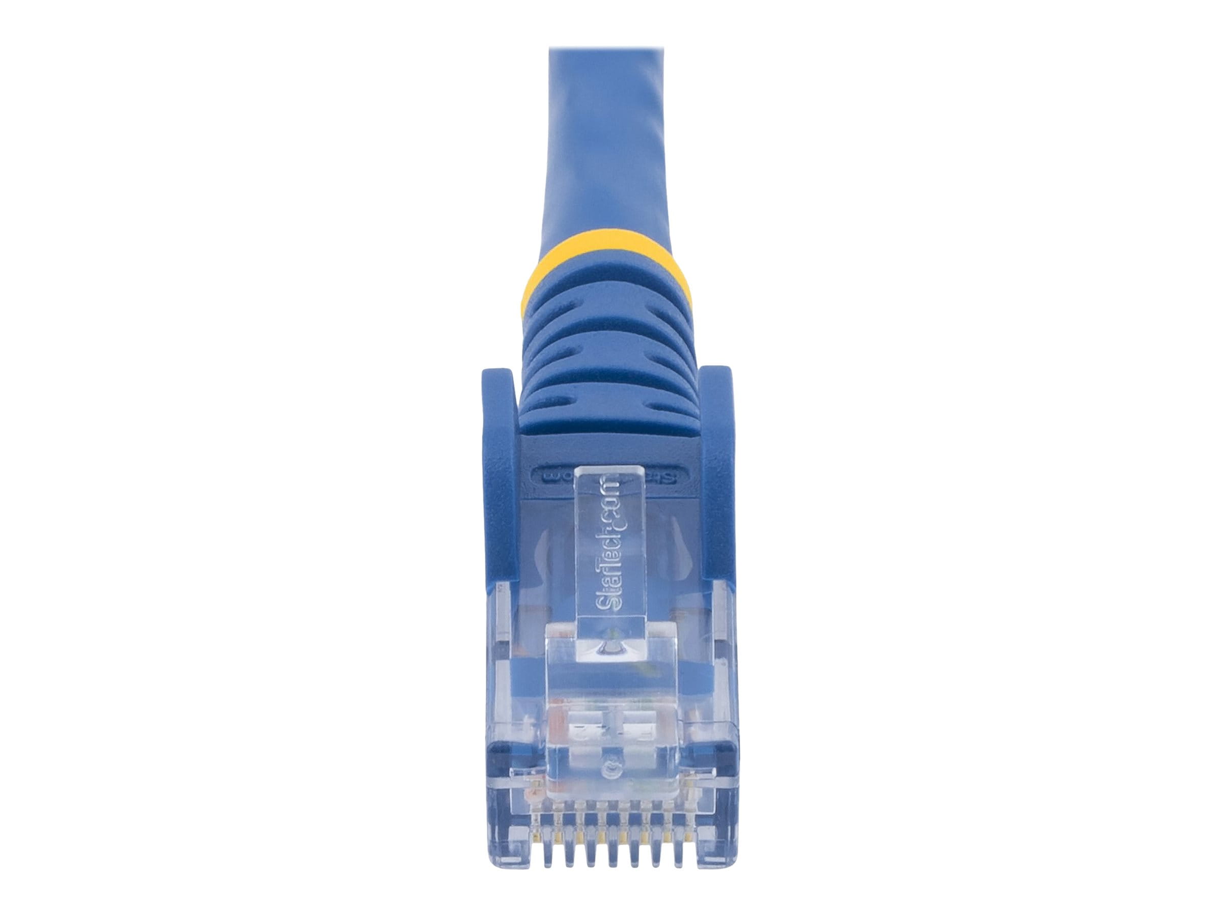 StarTech.com 3m CAT6 Ethernet Cable, 10 Gigabit Snagless RJ45 650MHz 100W PoE Patch Cord, CAT 6 10GbE UTP Network Cable w/Strain Relief, Blue, Wiring is UL Certified/TIA - Category 6 - 24AWG (N6PATC3MBL)
