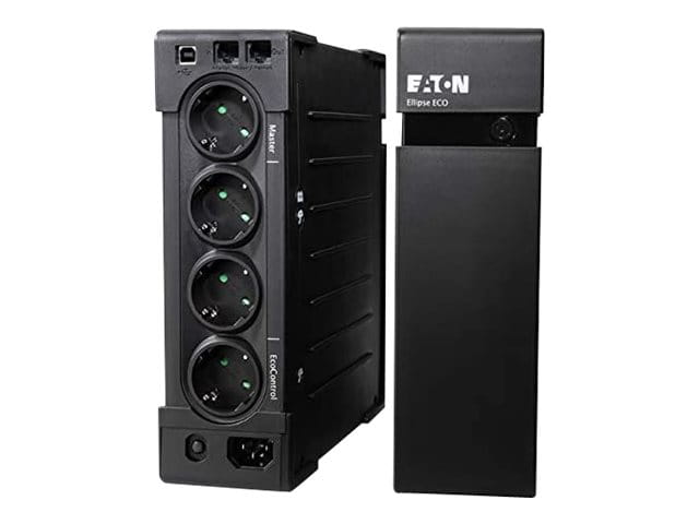 Eaton Ellipse ECO 650 DIN - USV (in Rack montierbar/extern) - Wechselstrom 230 V - 400 Watt - 650 VA - Ausgangsanschlüsse: 4 - 2U - 48.3 cm (19") - Offline-USV