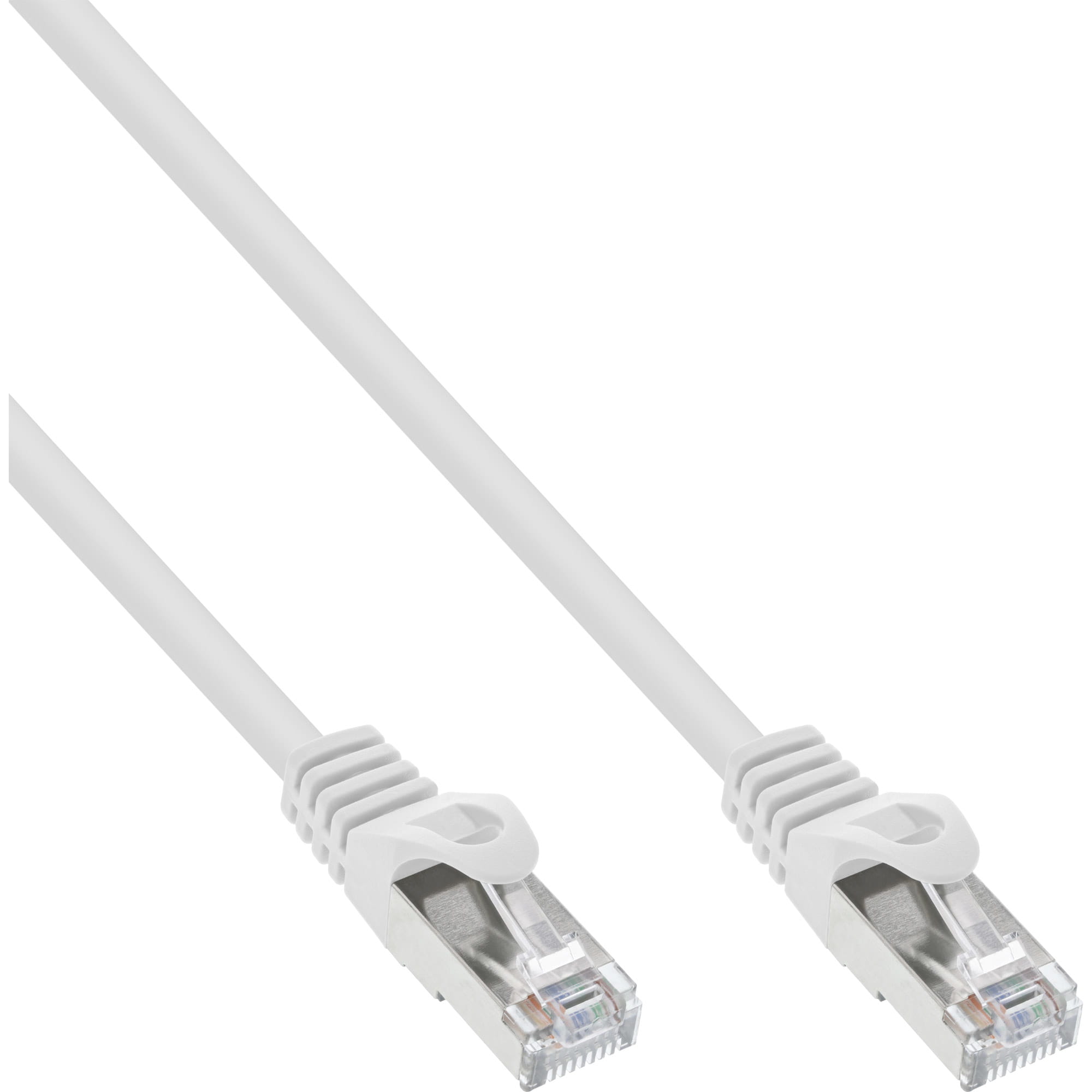 InLine Patchkabel - SF/UTP - Cat.5e - weiß - 0,5m
