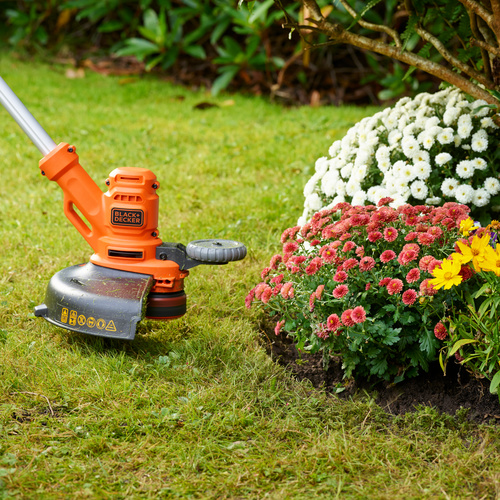 Black & Decker BESTA530, Rasentrimmer, 1,6 mm, 10 m, 7500 RPM, Schwarz, Orange, 30 cm