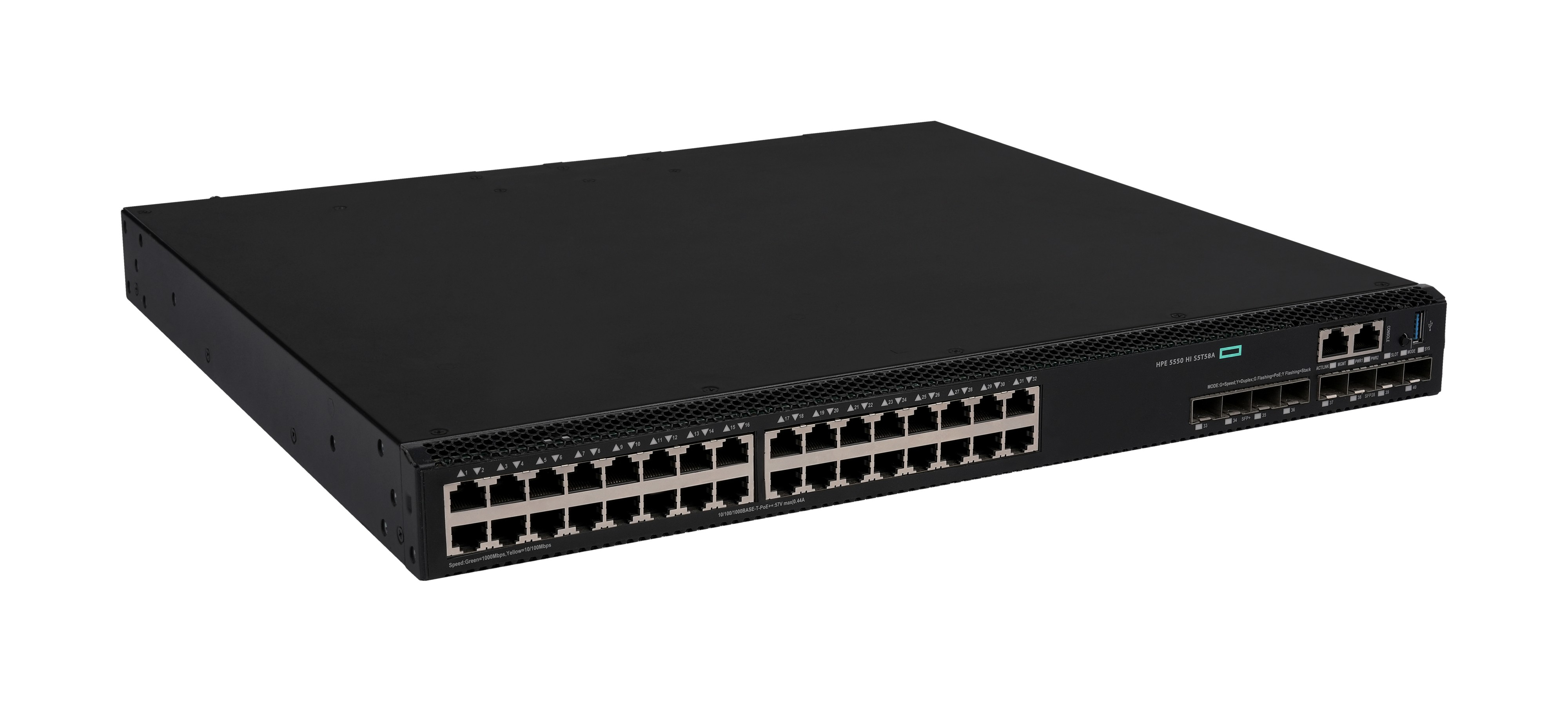 HPE Networking Comware 5550HI - Switch - 1 Slot - L3 - managed - 32 x 10/100/1000Base-T (PoE++)