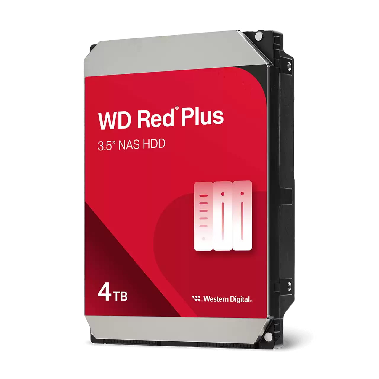 WD Red Plus - Festplatte - 4 TB - intern - 3.5" (8.9 cm)