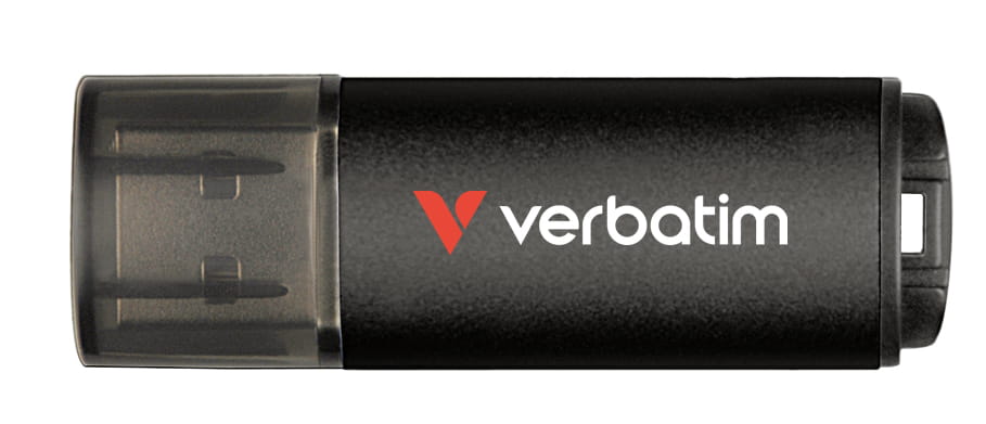 Verbatim V200 Metal USB Drive 64GB, 64 GB, USB Typ-A, 3.2 Gen 1 (3.1 Gen 1), 200 MB/s, Kappe, Schwarz