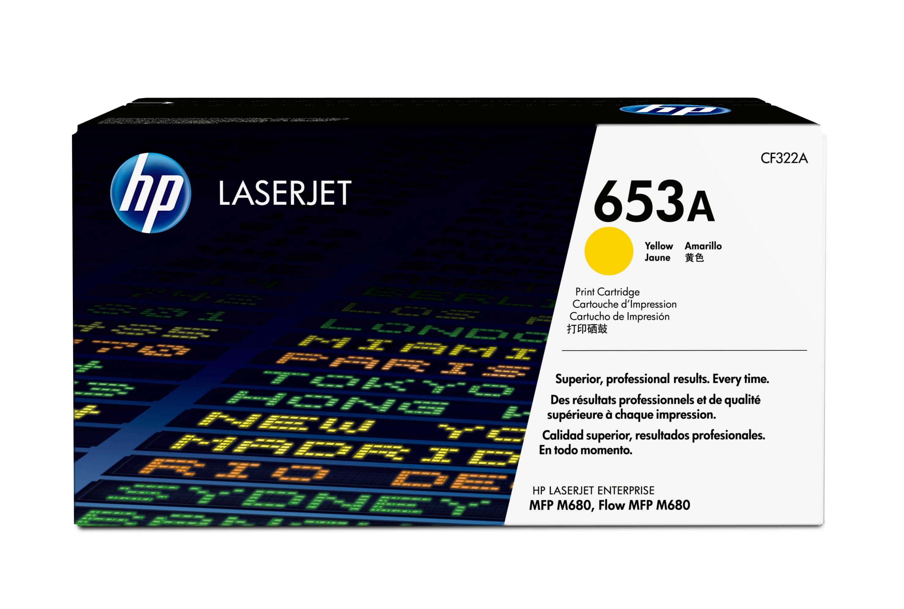 HP 653A - Gelb - original - LaserJet - Tonerpatrone (CF322A)