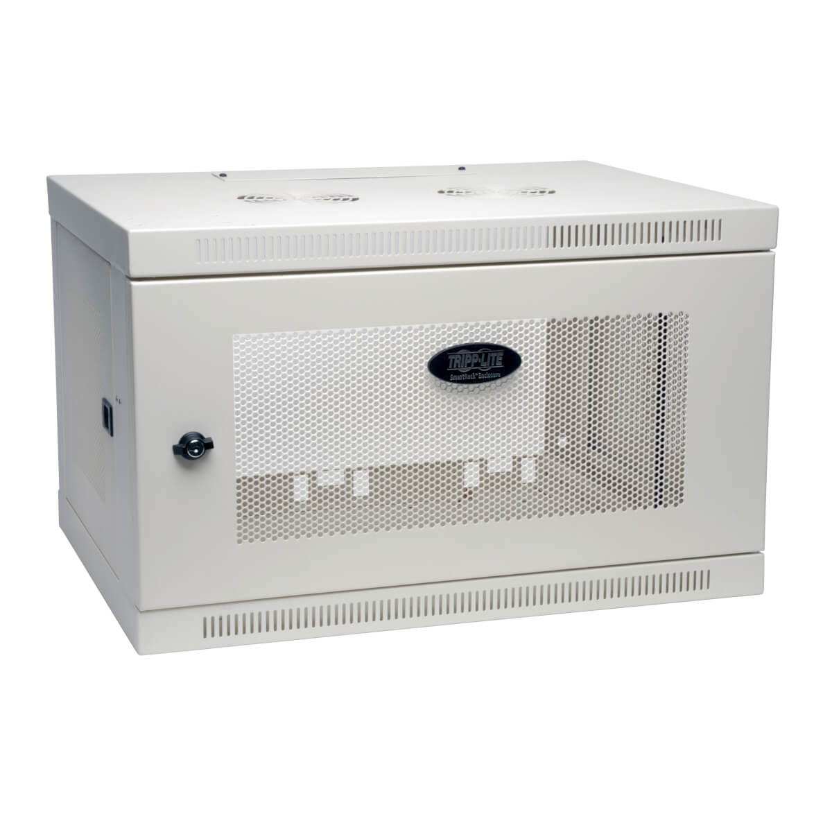 Tripp Eaton Tripp Lite Series 6U Wall Mount Rack Enclosure Server Cabinet Wallmount Doors Sides White - Schrank Netzwerkschrank - geeignet für Wandmontage - weiß - 6U - 48.3 cm (19")