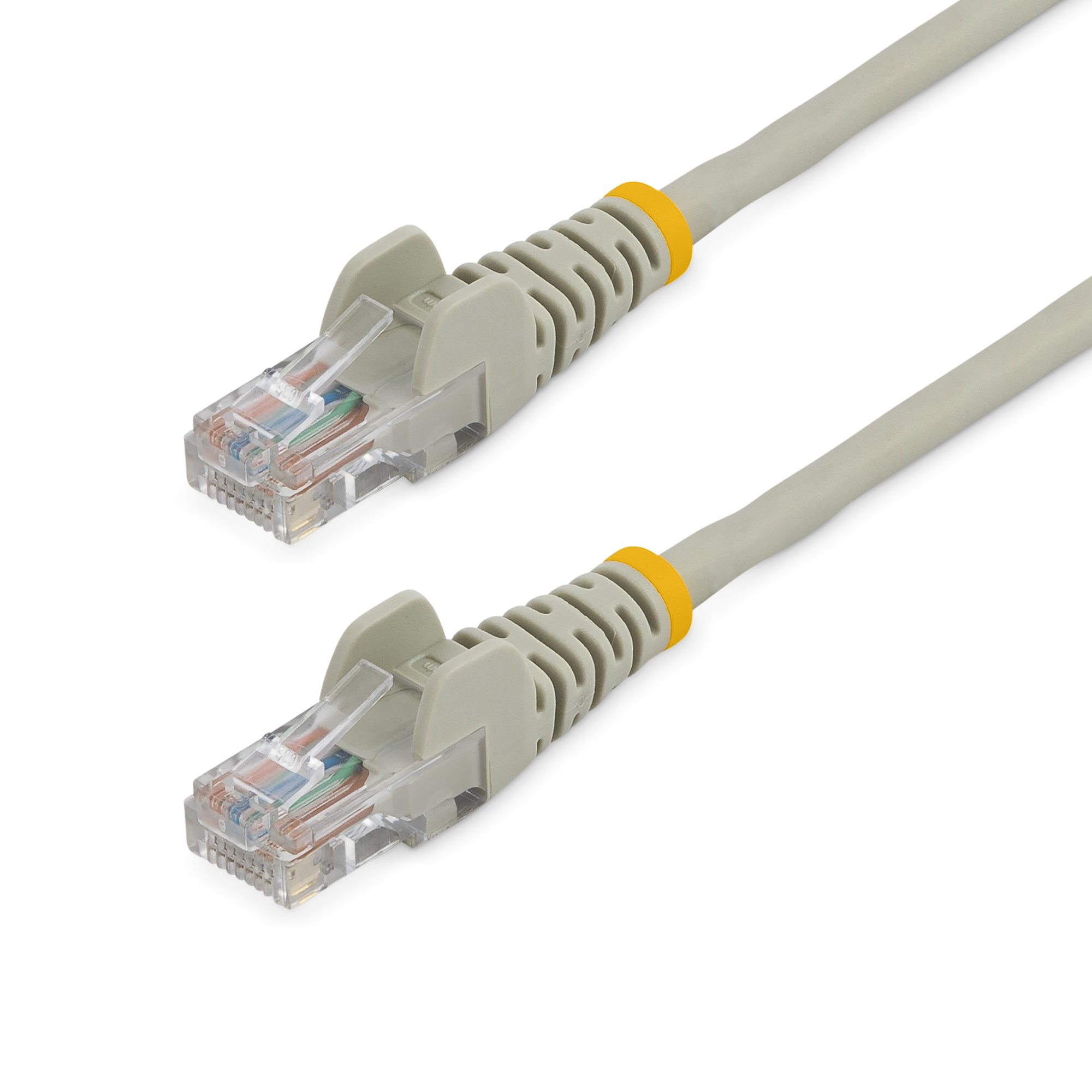 StarTech.com 0,5m Cat5e Ethernet Netzwerkkabel Snagless mit RJ45 - Cat 5e UTP Kabel - Grau - Patch-Kabel - RJ-45 (M)