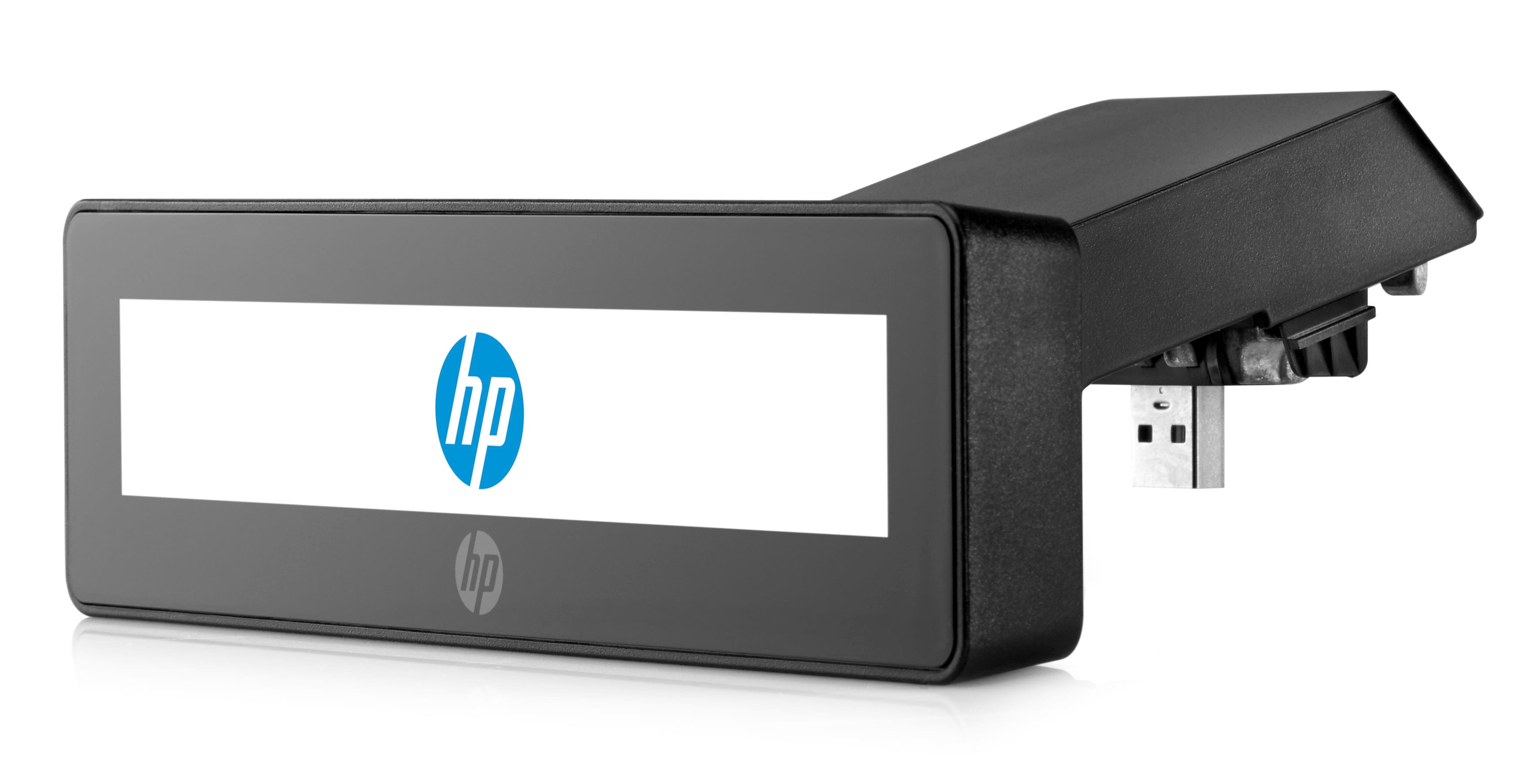 HP Integriertes RP9 2x20-Display, oben, mit Arm, 20 Ziffern, Schwarz, RP9 Retail System, Business, USB 2.0, USB