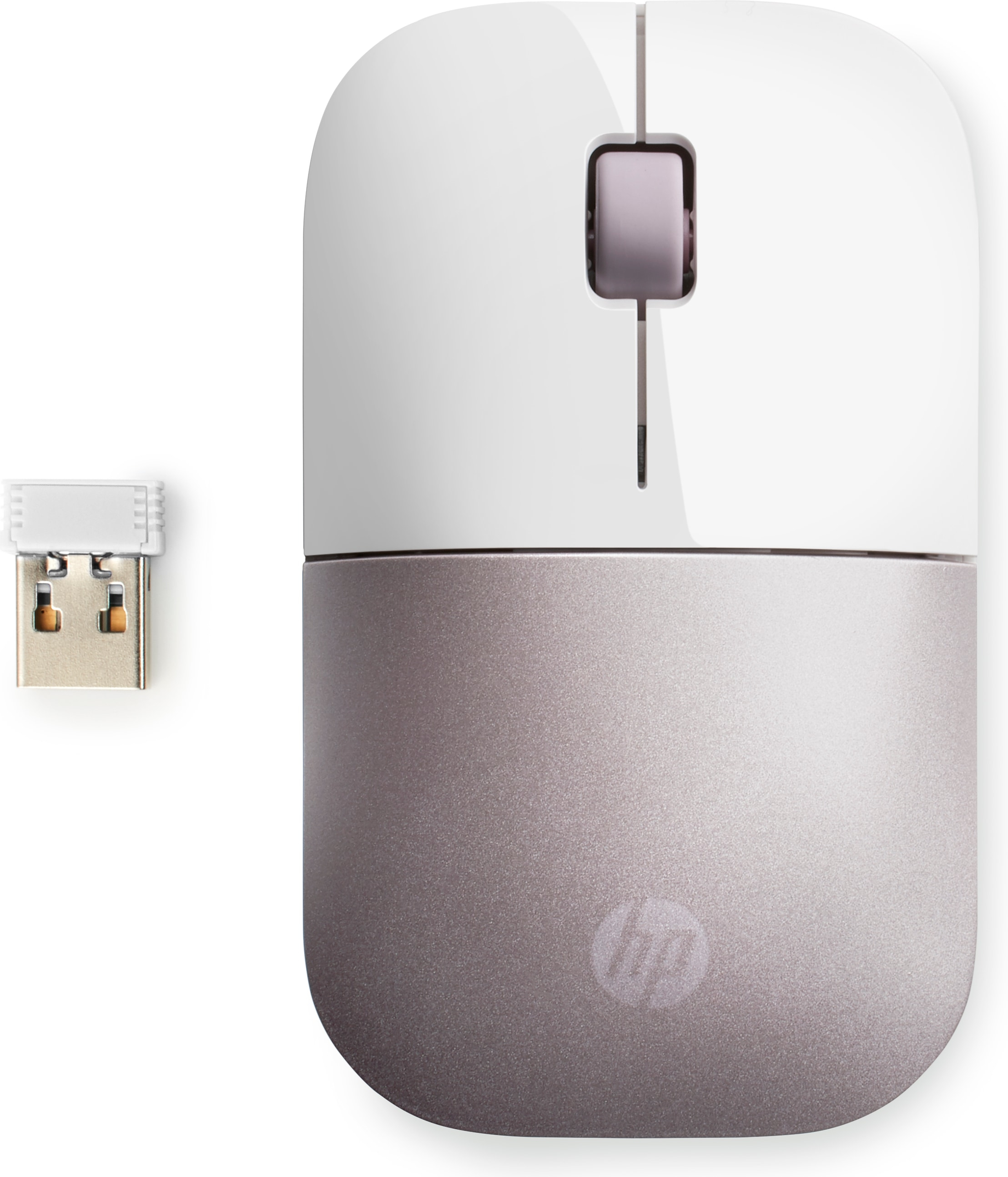 HP Z3700 - Maus - kabellos - 2.4 GHz - kabelloser Empfänger (USB)