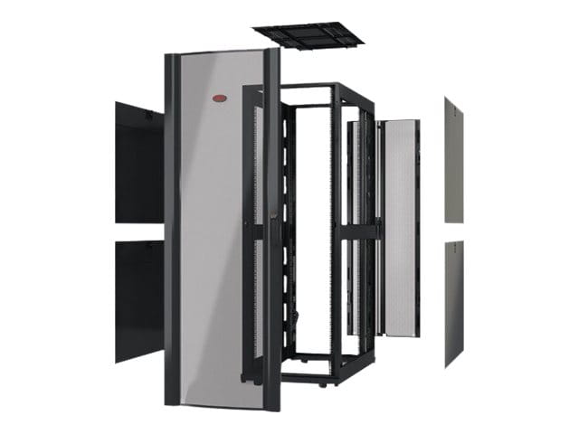 APC NetShelter SX Enclosure - Schrank - Schwarz - 48U - 48.3 cm (19")