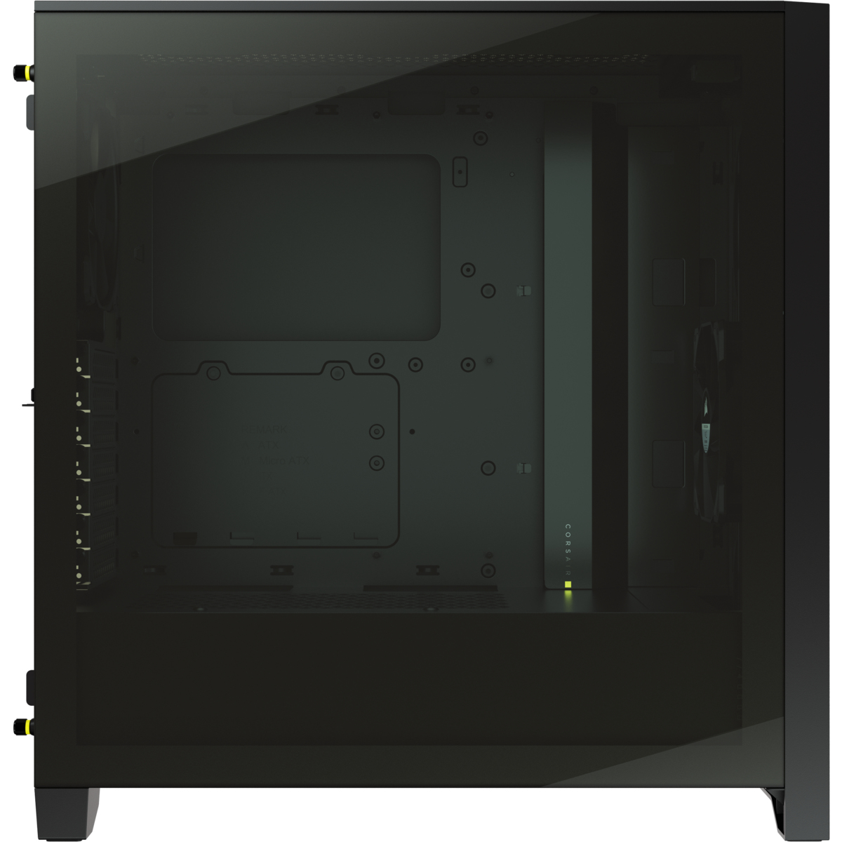 Corsair iCUE 4000D RGB Airflow - Mid tower - E-ATX - Seitenteil mit Fenster (gehärtetes Glas)
