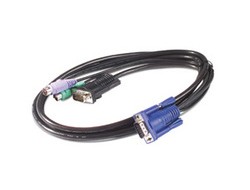 APC Tastatur- / Video- / Maus- (KVM-) Kabel - PS/2, HD-15 (VGA)