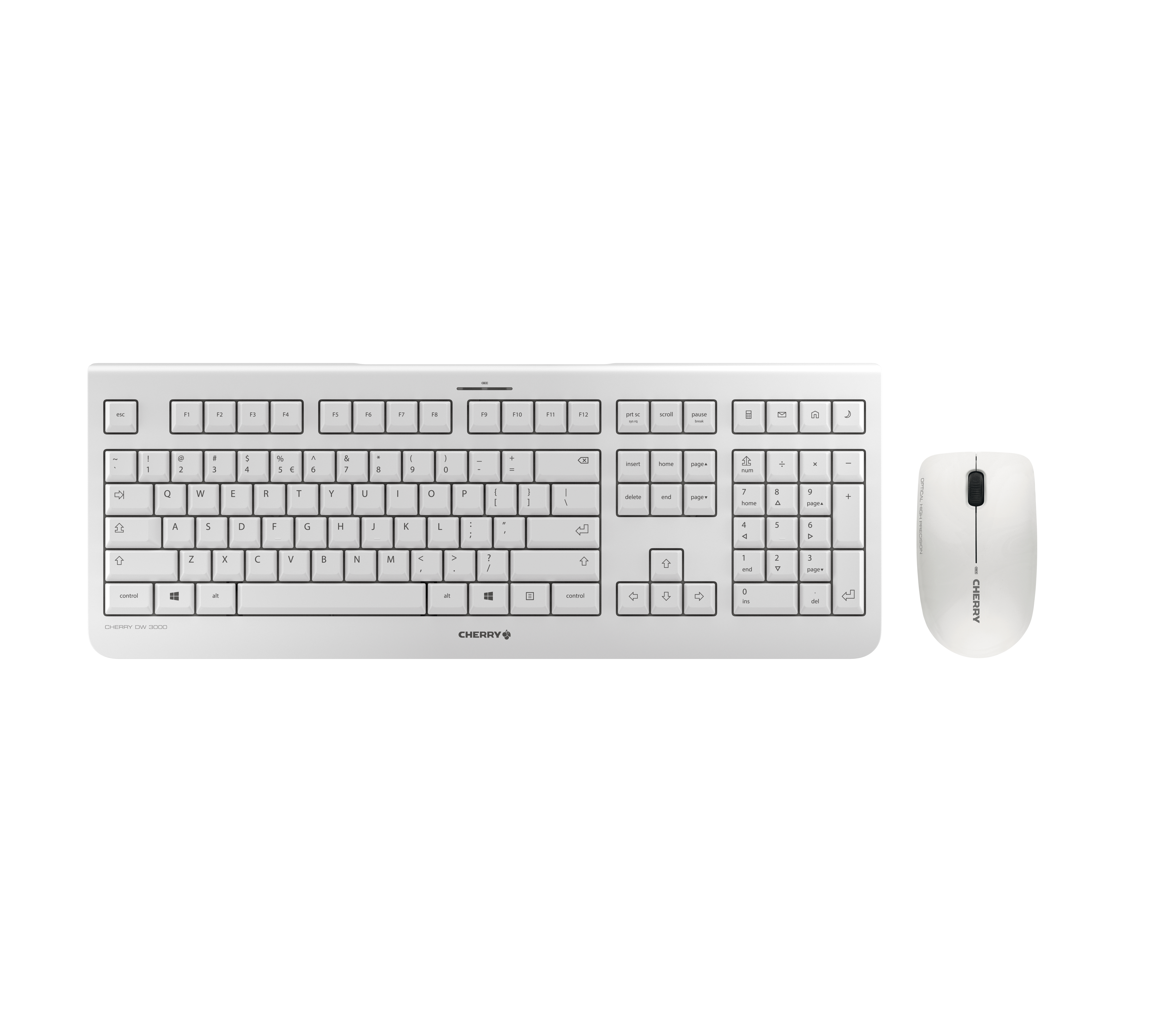 Cherry DW 3000 - Tastatur-und-Maus-Set - kabellos