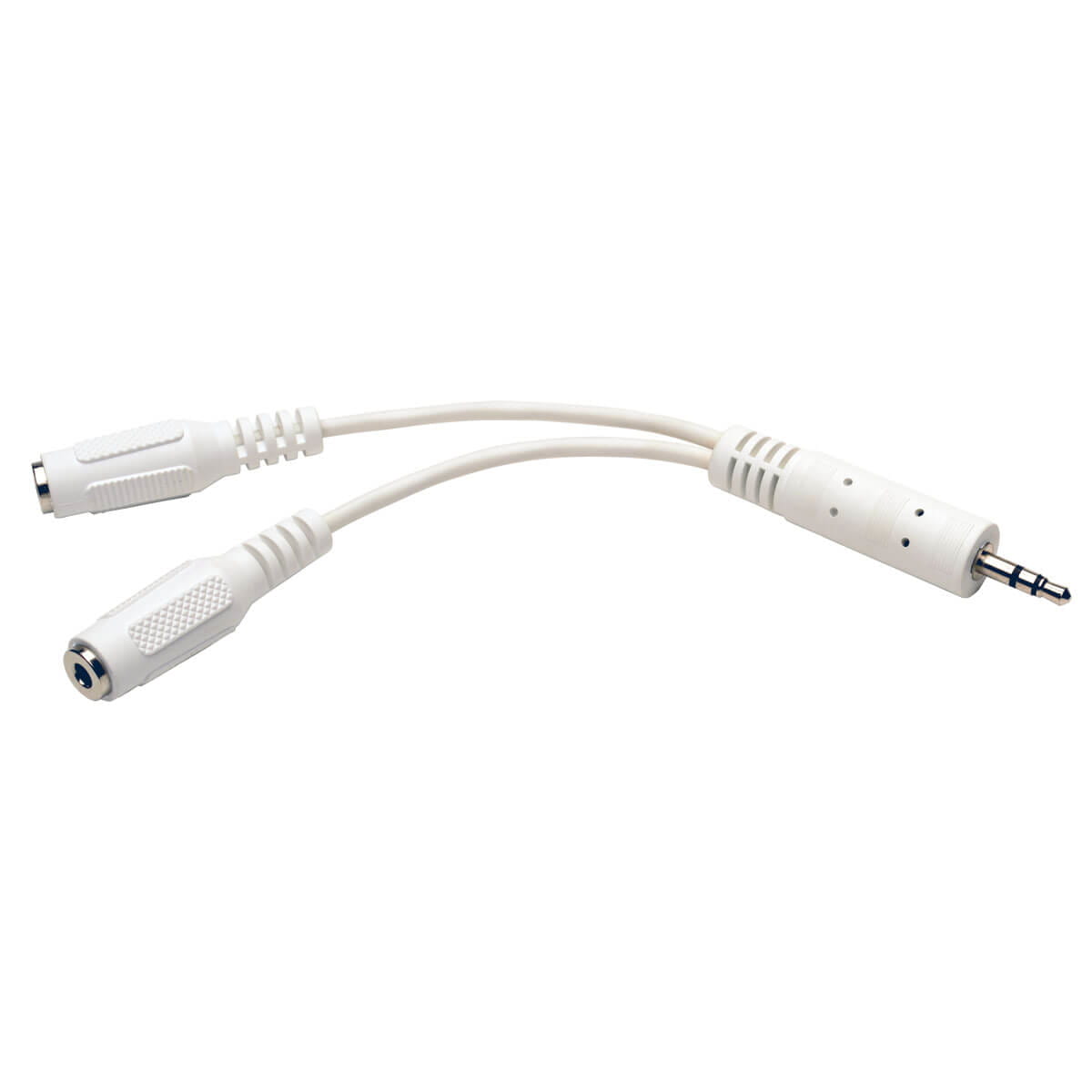 Tripp Eaton Tripp Lite Series 3.5mm Mini Stereo Cable adapter Y Splitter for Speakers and Headphones (M to 2x F)