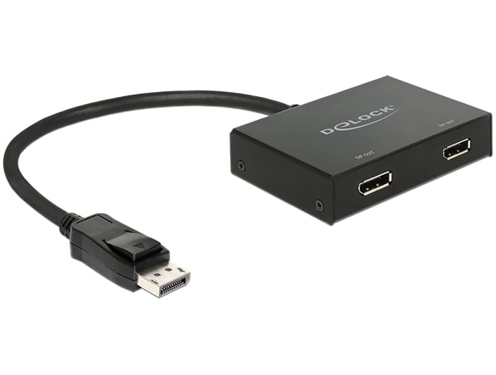 Delock Displayport 1.2 Splitter 1 x Displayport