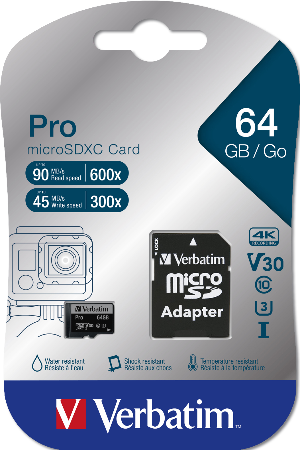 Verbatim PRO - Flash-Speicherkarte (SD-Adapter