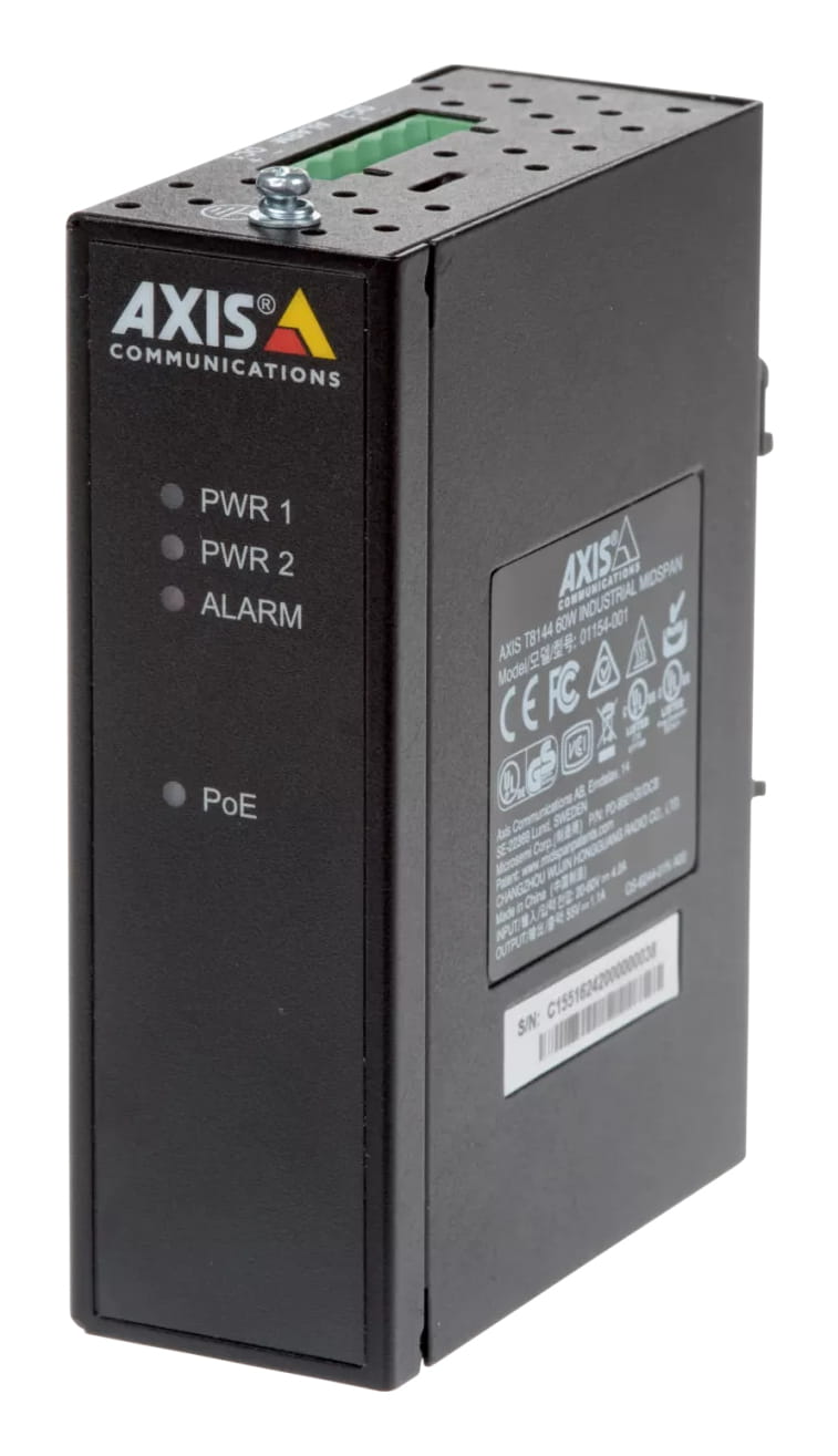 Axis T8144 Industrial Midspan - Power Injector