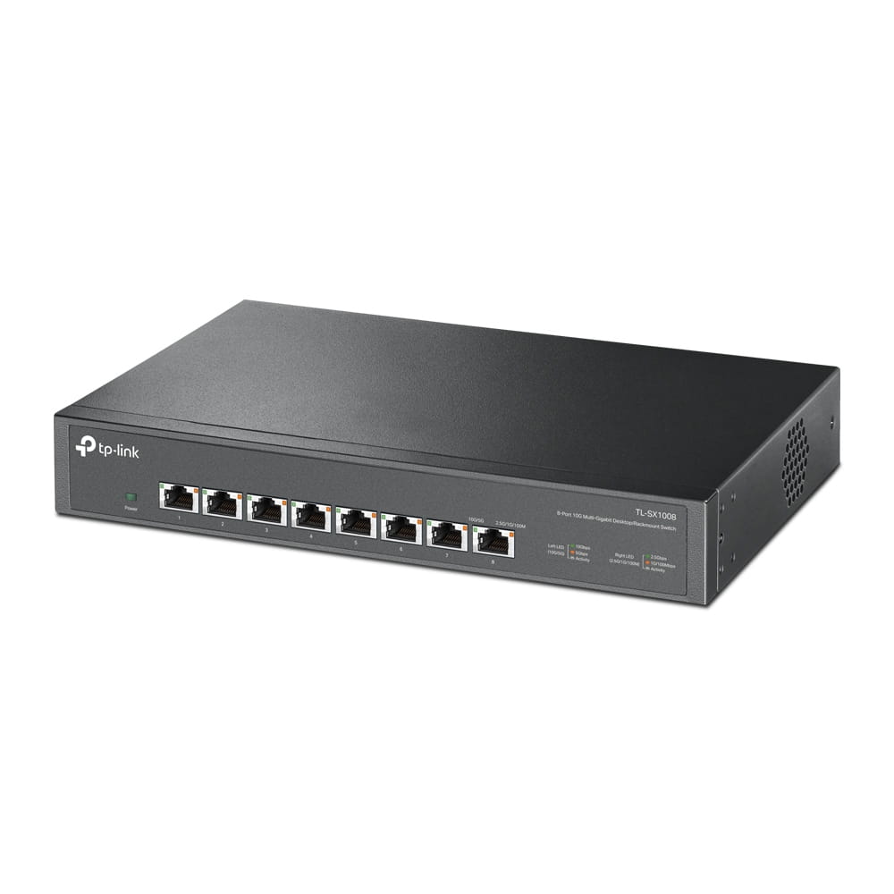 TP-LINK TL-SX1008 V1 - Switch - Desktop, an Rack