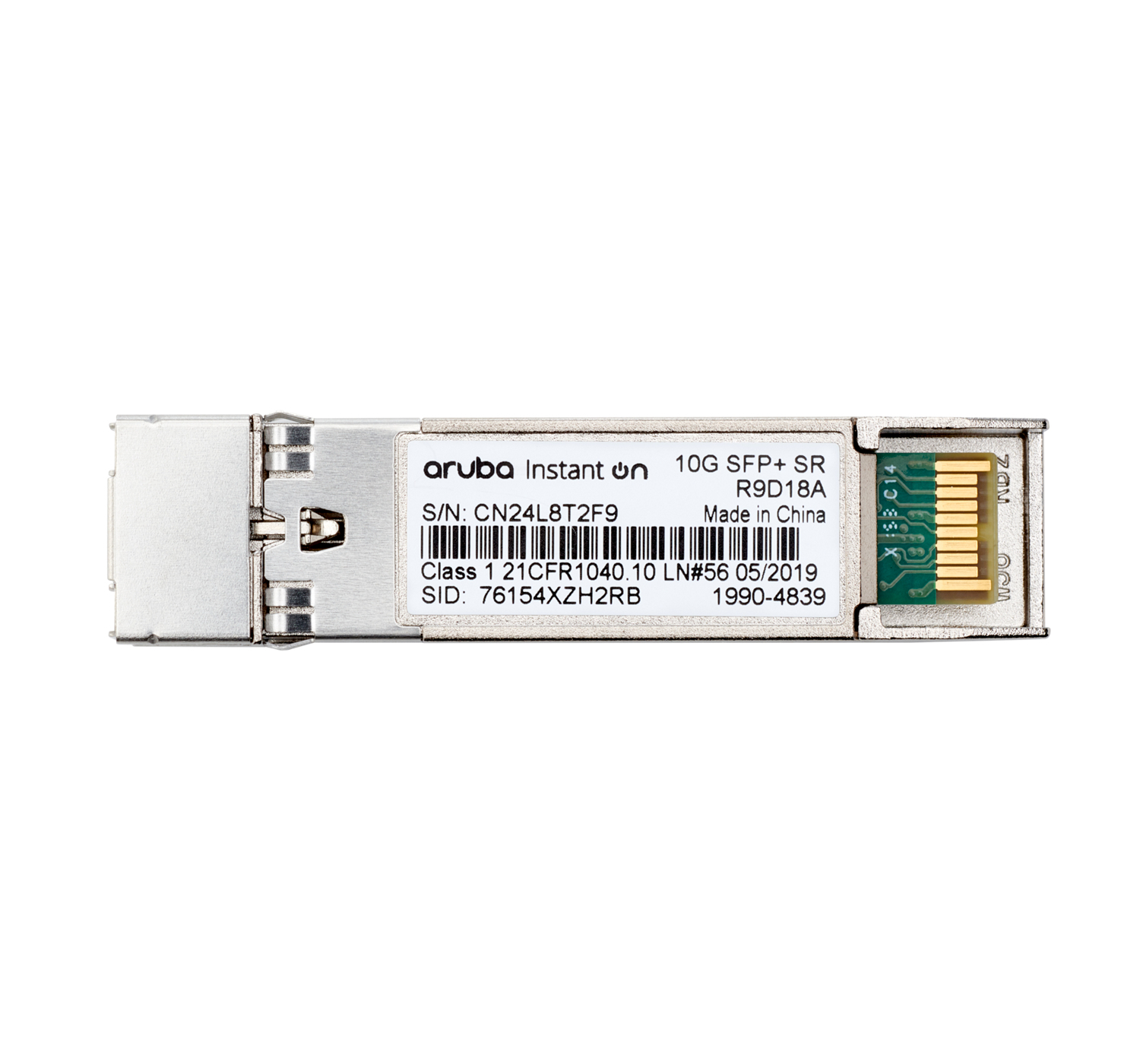 HPE Networking Instant On SFP+ TRANSCEIVER MODULE OPTIONAL ZU HPE ARUBA INSTANT ON SFP+