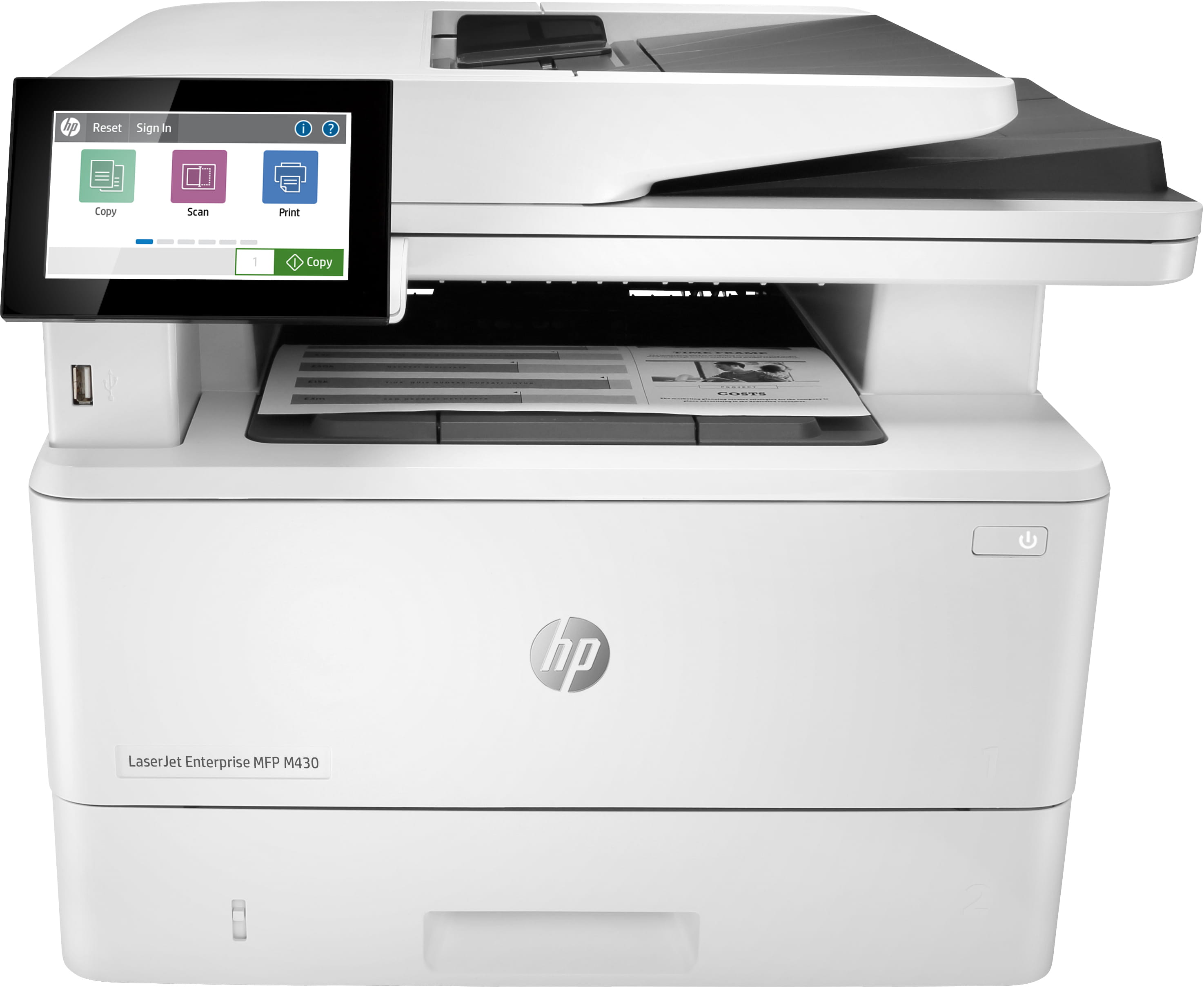 HP LaserJet Enterprise MFP M430f - Multifunktionsdrucker - s/w - Laser - 216 x 297 mm (Original)
