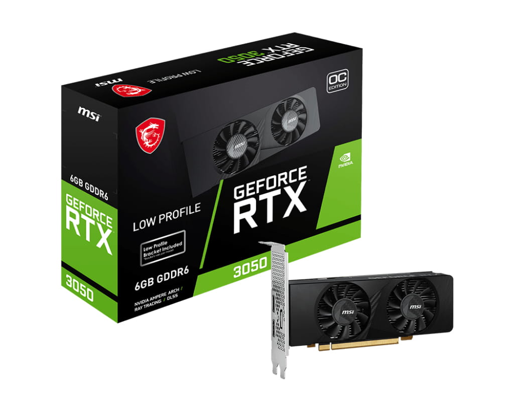 MSI GeForce RTX 3050 LP 6G OC - Grafikkarten