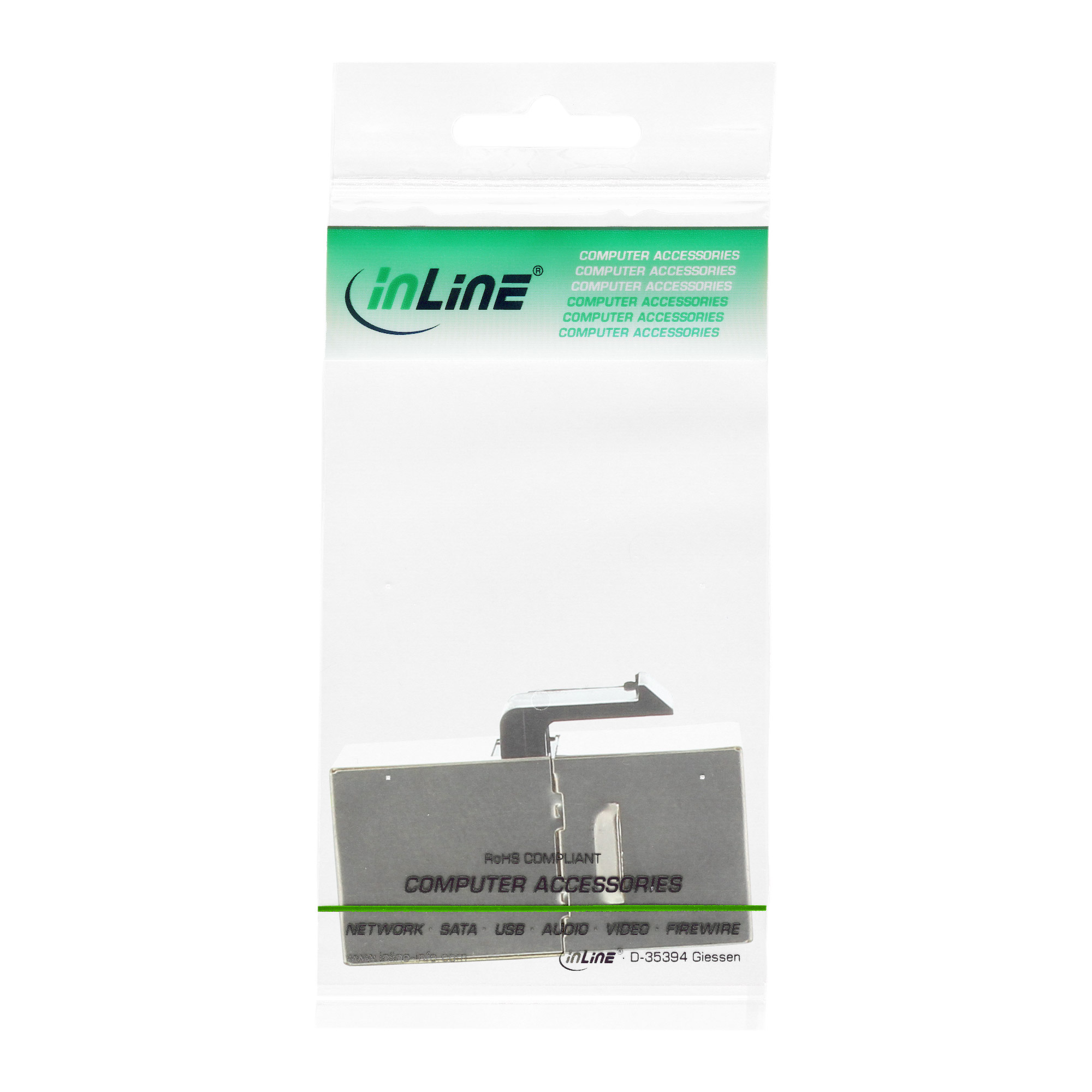 InLine Keystone RJ45 Buchse / Buchse - SNAP-In - Cat.6 STP
